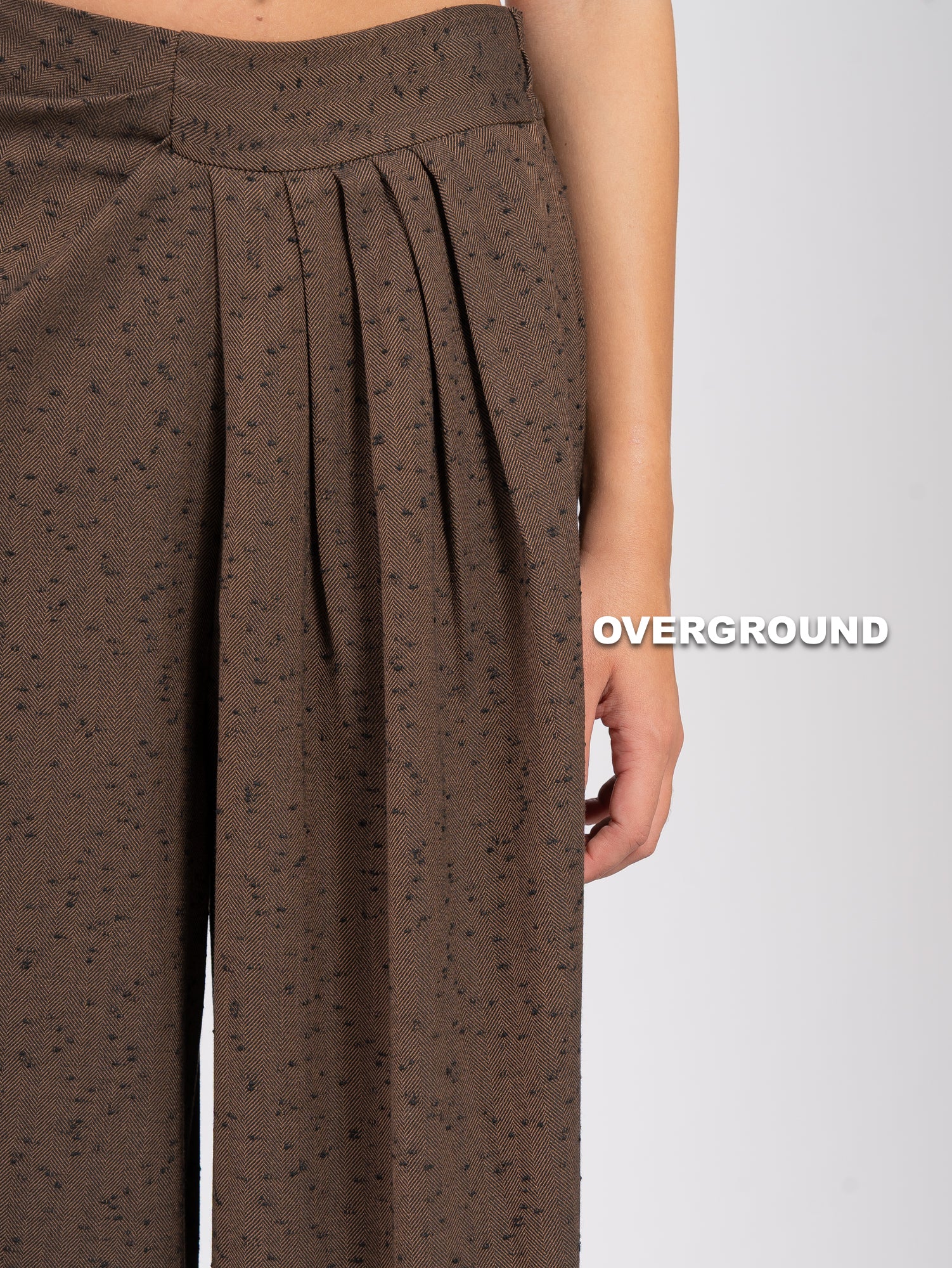 PANTALONE OVER GAMBULE LARGO CON RIPRESA LATERALE
