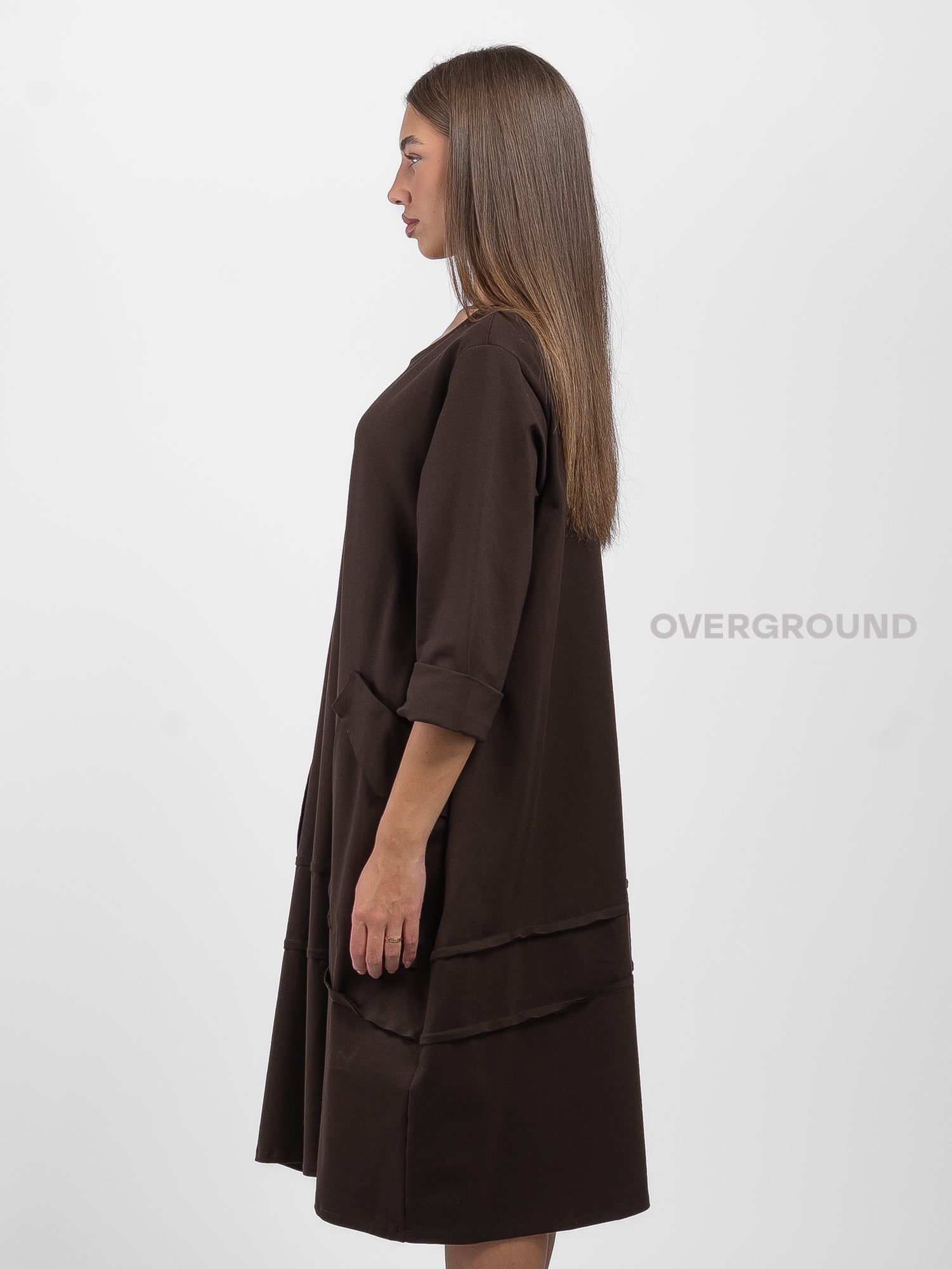 OVERSIZED DRESS WITH SIDE POCKETS
