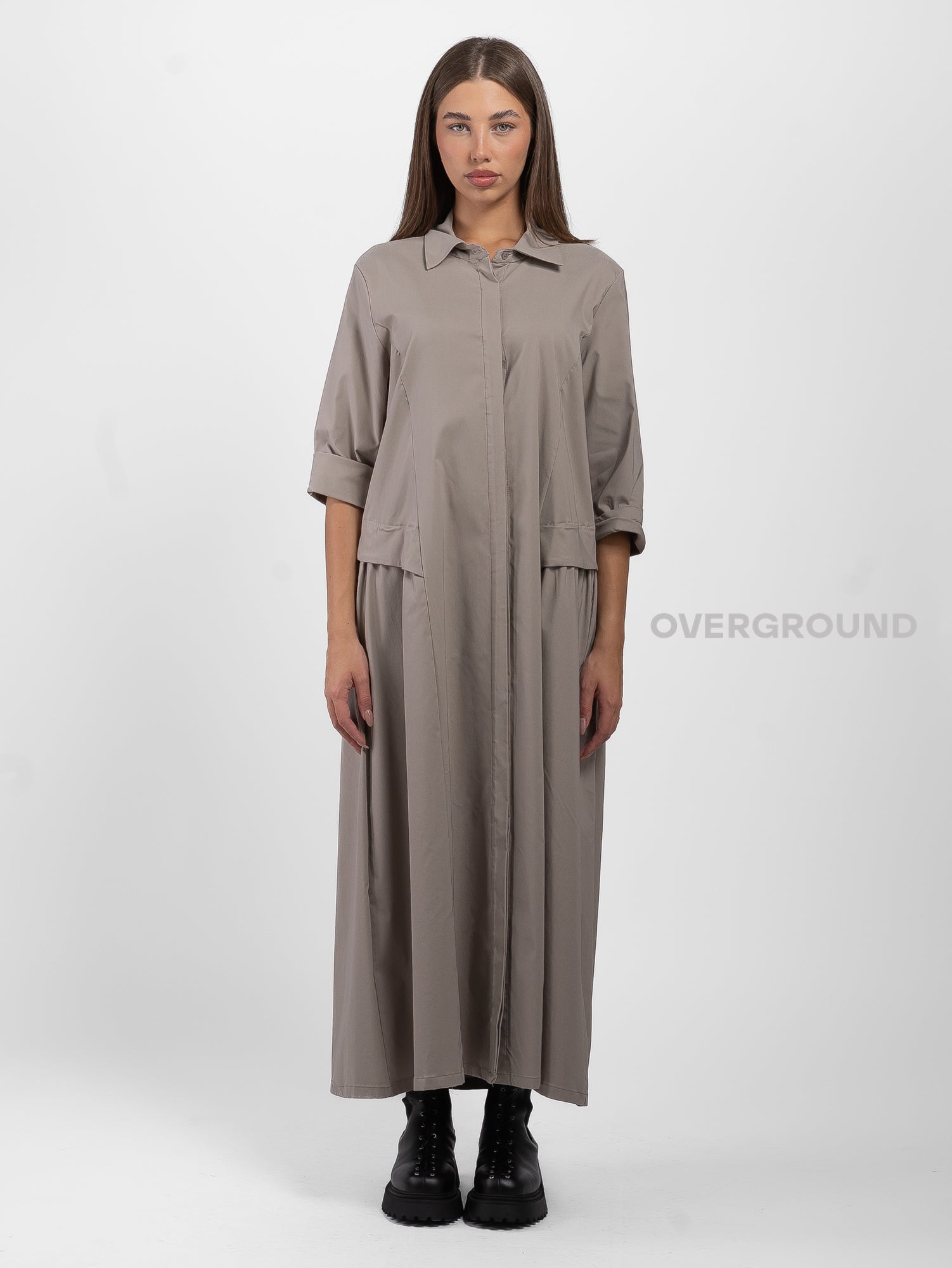 ABITO LUNGO CON TASCHE LATERALI - OVERGROUND STORE