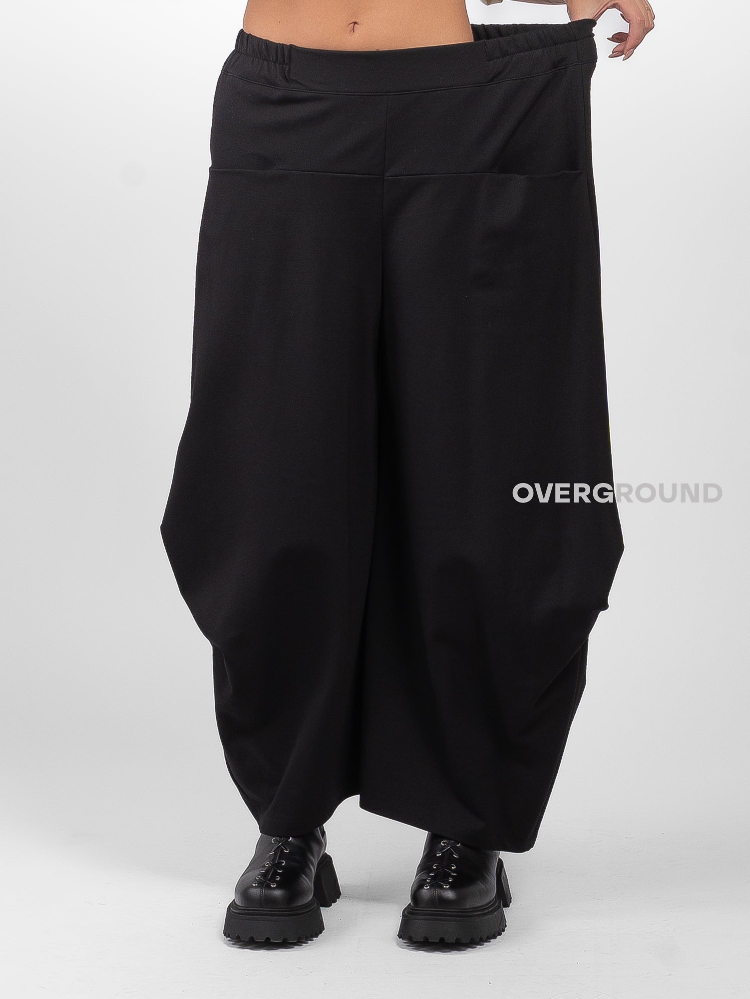 PANTALONE GAMBULE LARGO CON TASCHE FRONTALI - OVERGROUND STORE