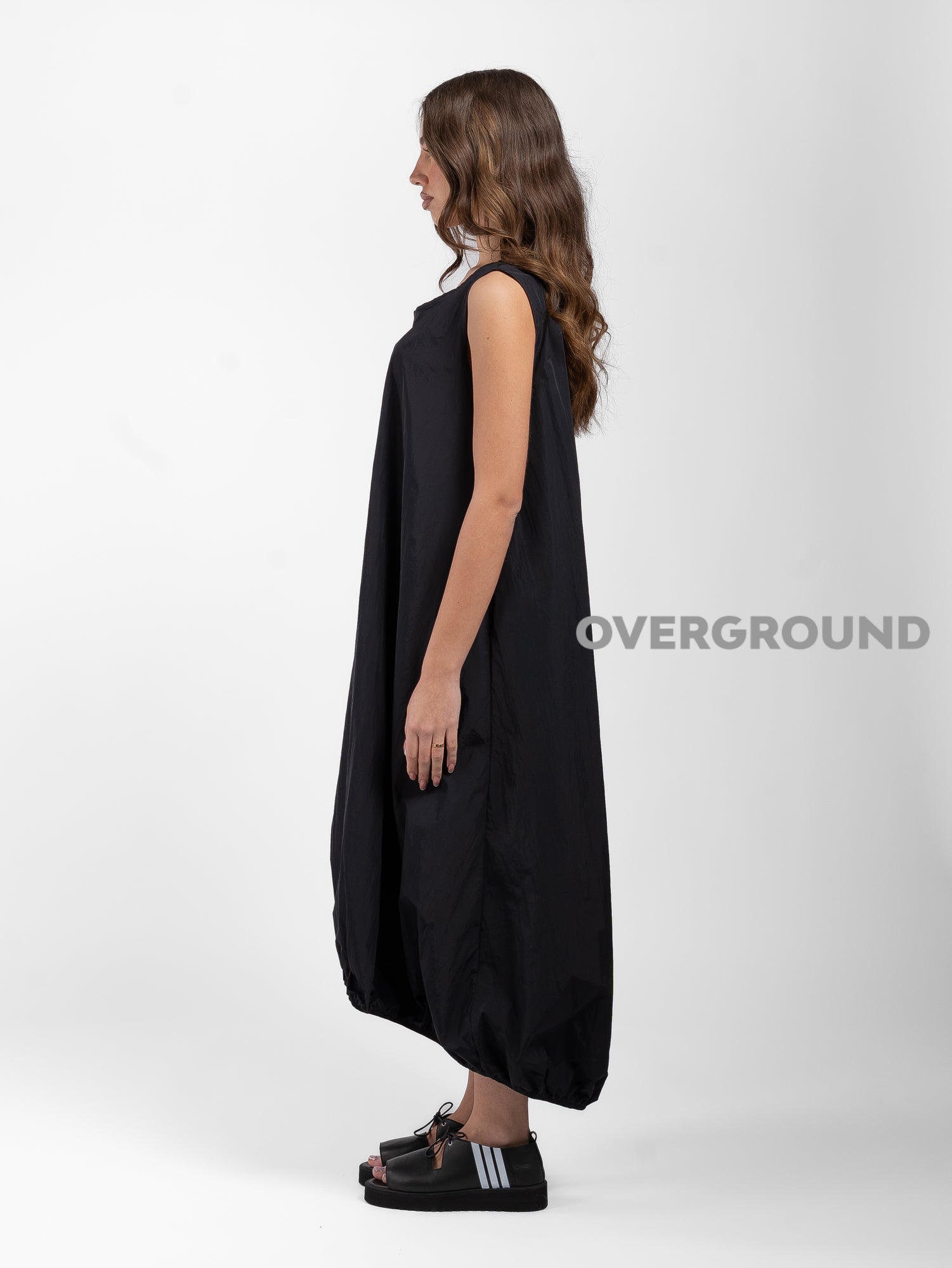 ABITO LUNGO SMANICATO CON TASCHE LATERALI - OVERGROUND STORE