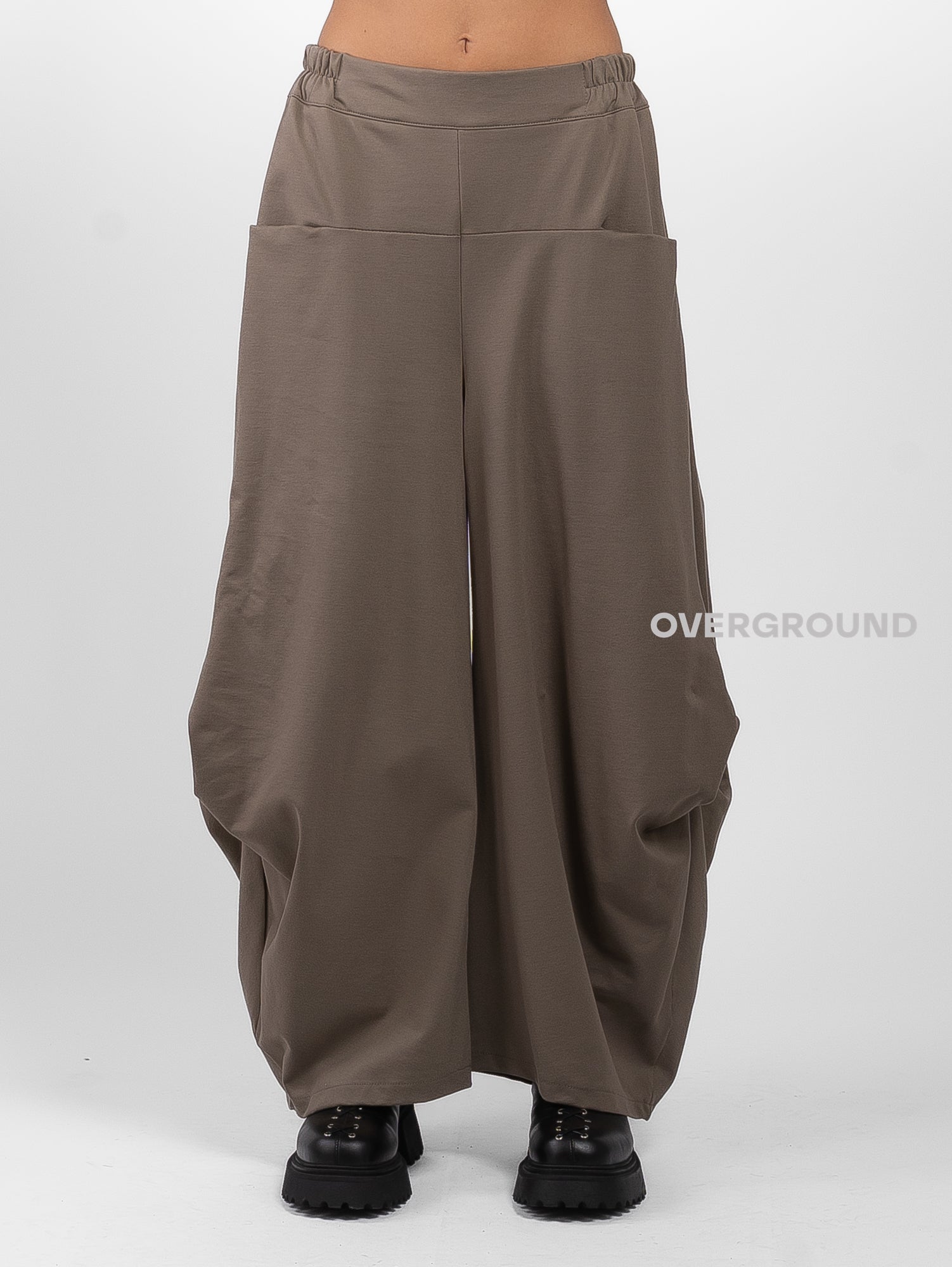 PANTALONE GAMBULE LARGO CON TASCHE FRONTALI - OVERGROUND STORE