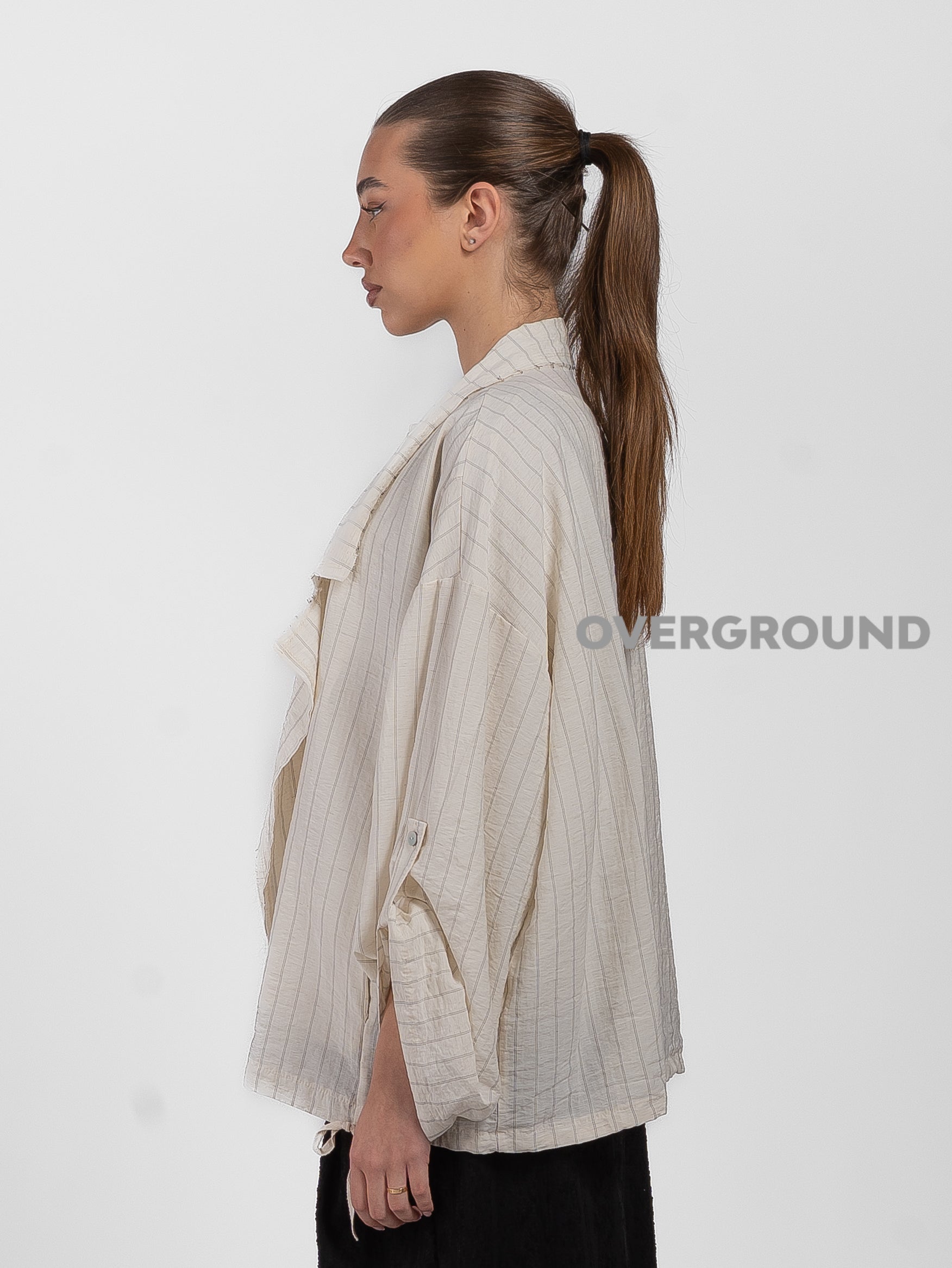 GIACCA SPOLVERINO OVER RIGATA - OVERGROUND STORE