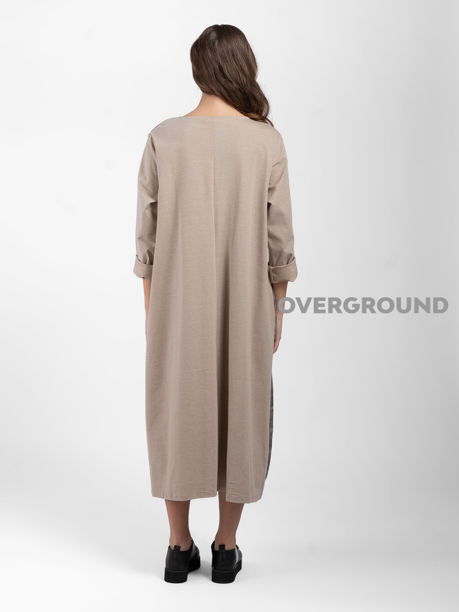 ABITO LUNGO OVER TASCHE LATERALI FANTASIA - OVERGROUND STORE