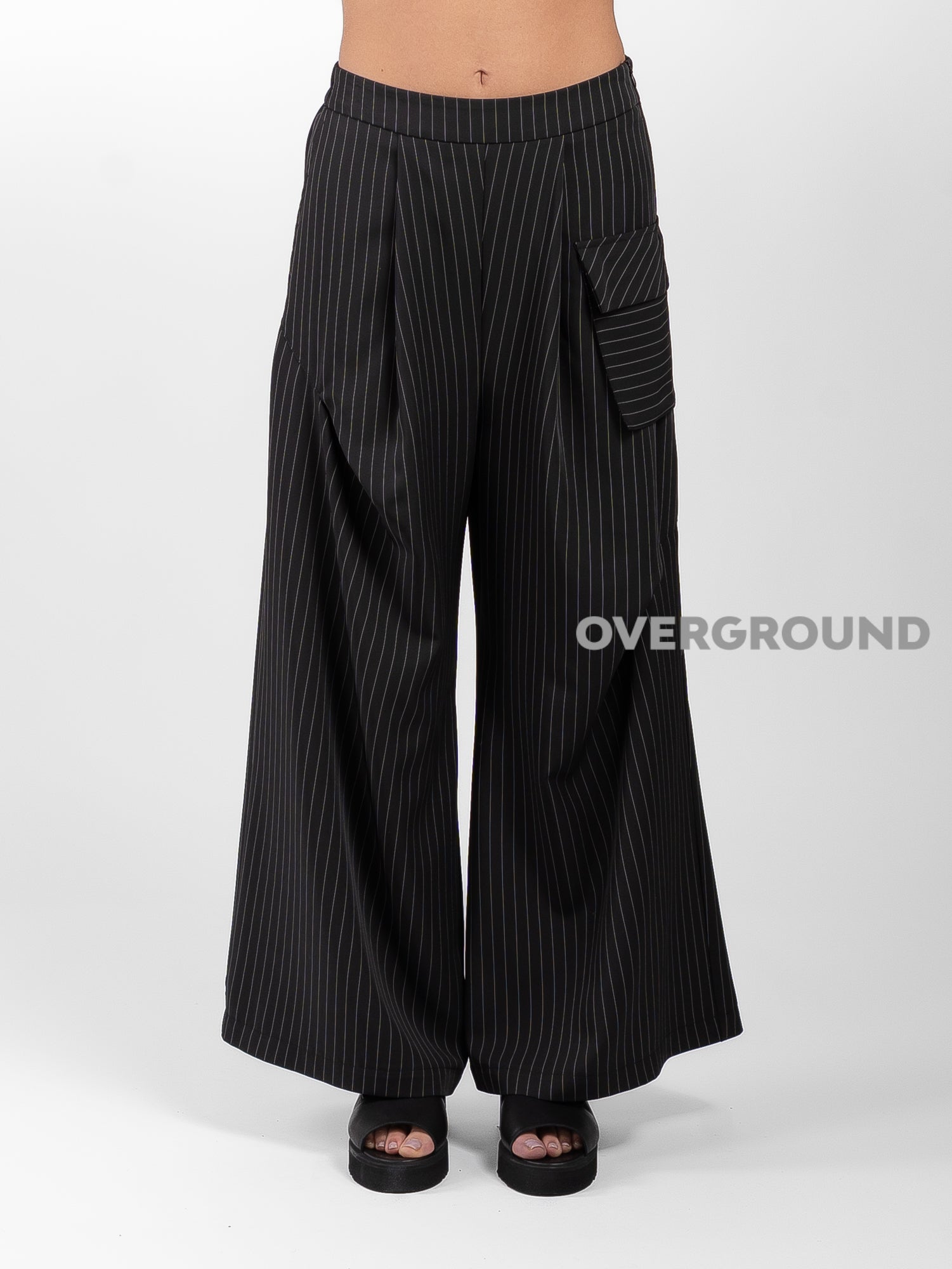 PANTALONE GAMBULE LARGO CON TASCA LATERALE - OVERGROUND STORE