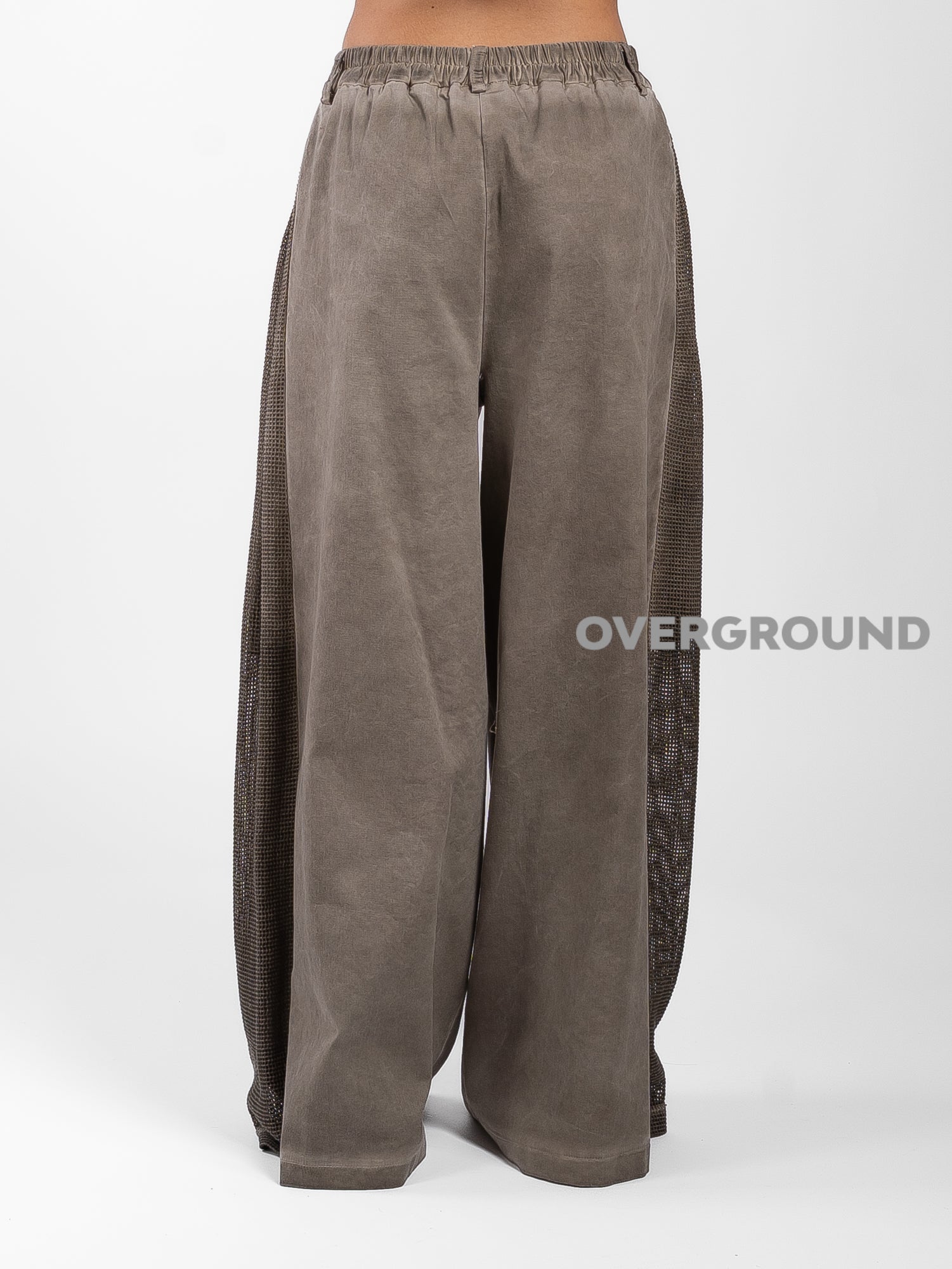 PANTALONE OVER GAMBULE LARGO CON RETE LATERALE - OVERGROUND STORE