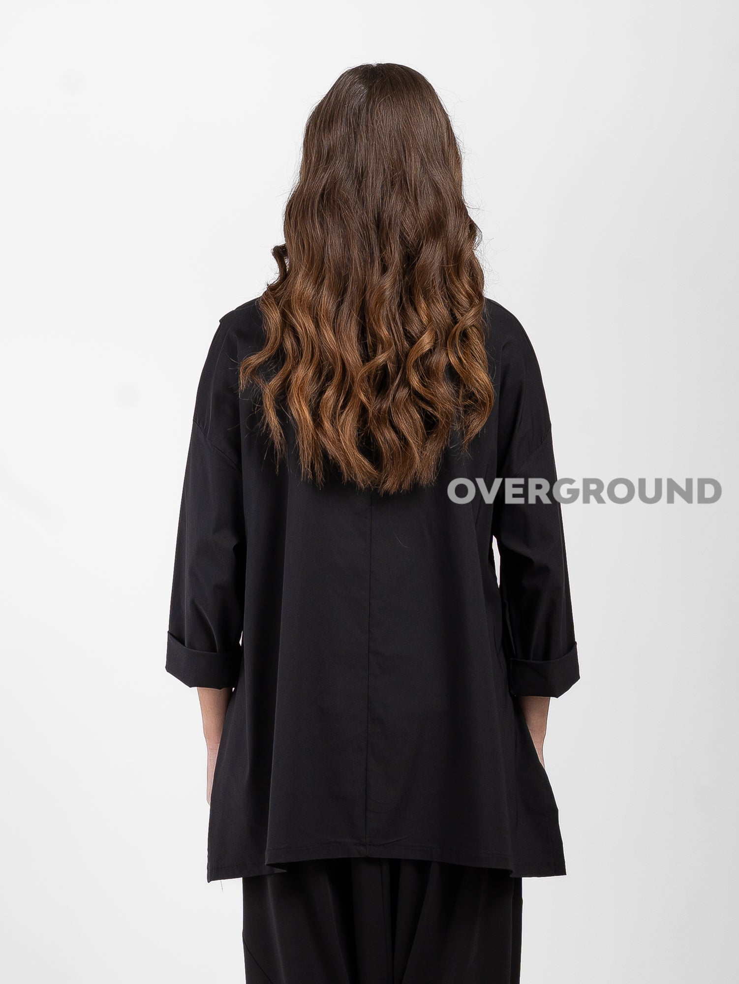 BLUSA ASIMMETRICA CON CUCITURA DAVANTI - OVERGROUND STORE