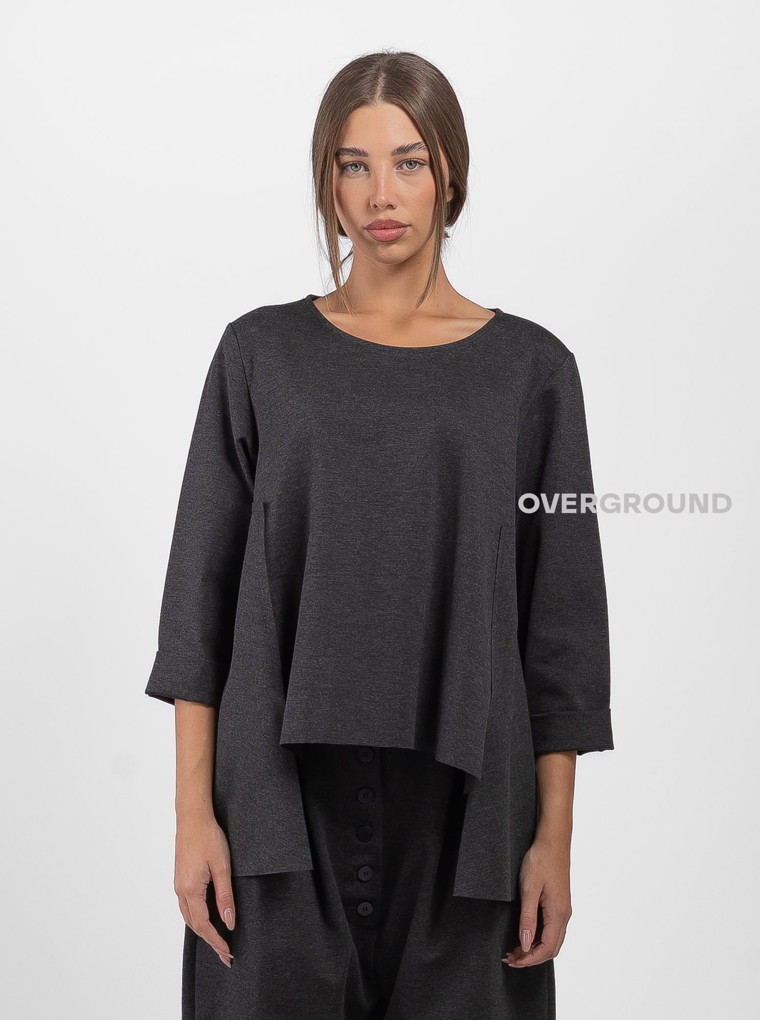 BLUSA SVASATA CON PATTINA LATERALE