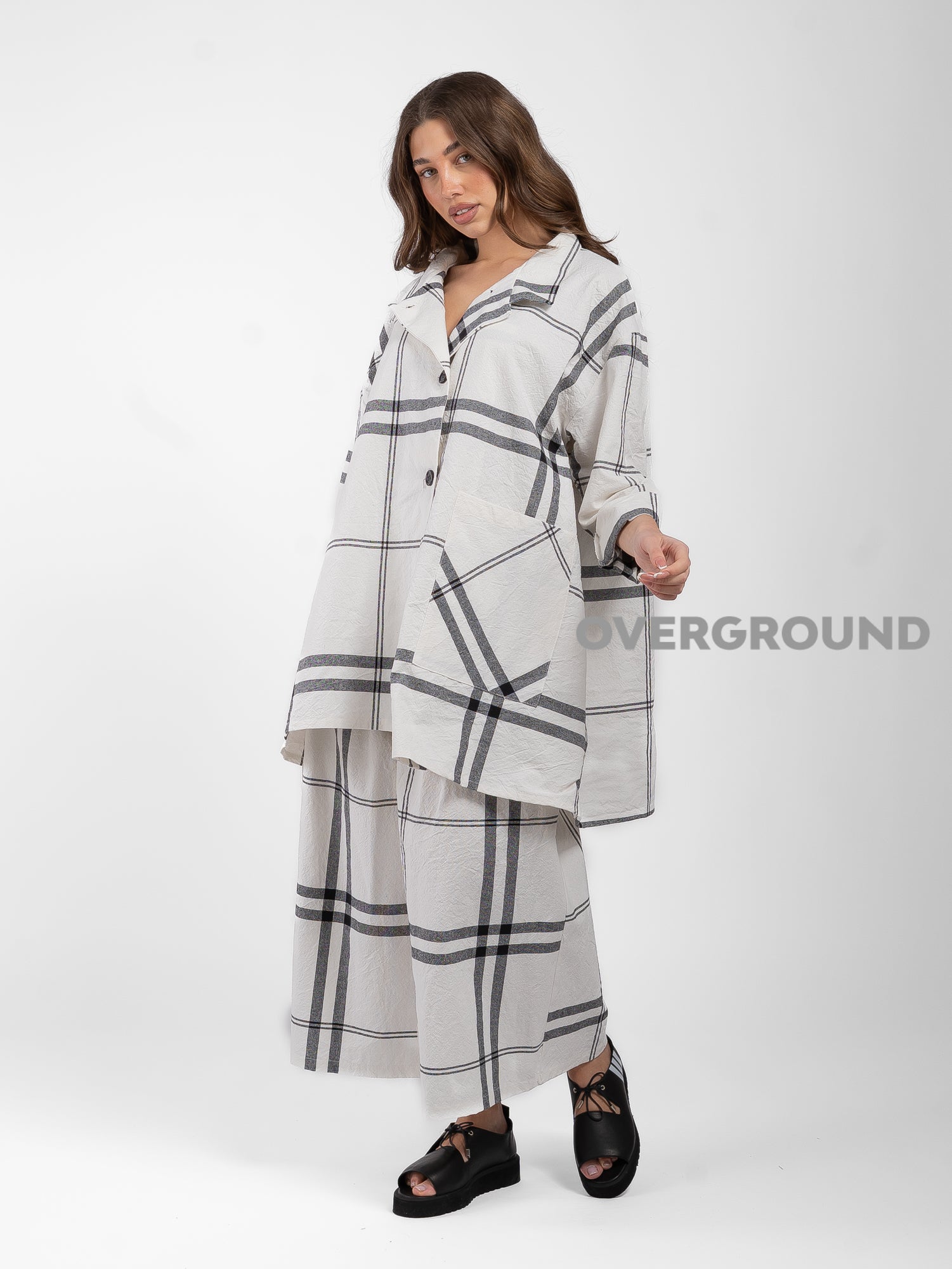 GIACCA OVER CON TASCA LATERALE FANTASIA - OVERGROUND STORE