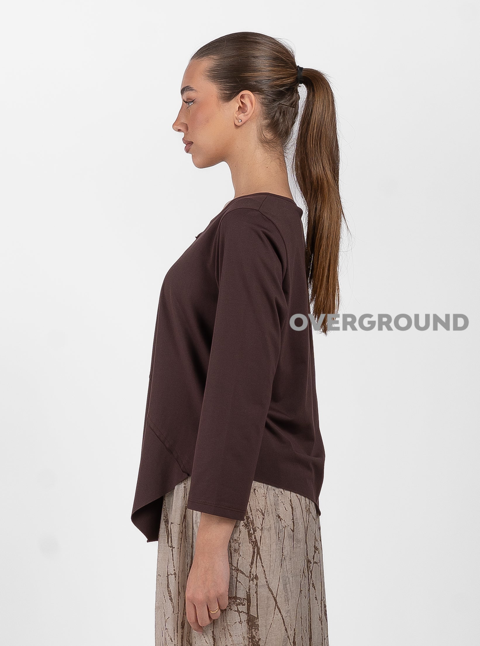 MAGLIA ASIMMETRICA CUCITURE FRONTALI - OVERGROUND STORE