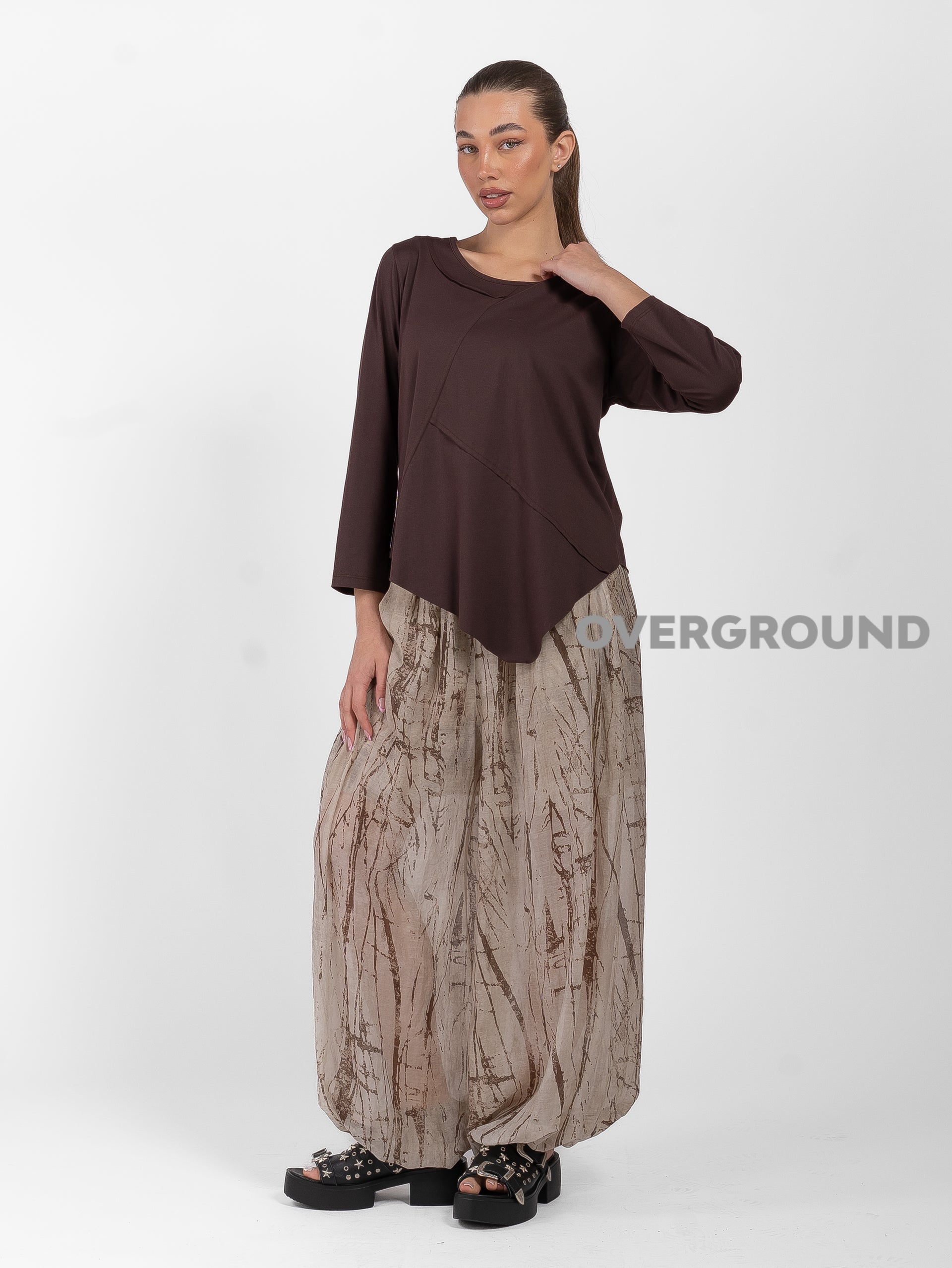MAGLIA ASIMMETRICA CUCITURE FRONTALI - OVERGROUND STORE