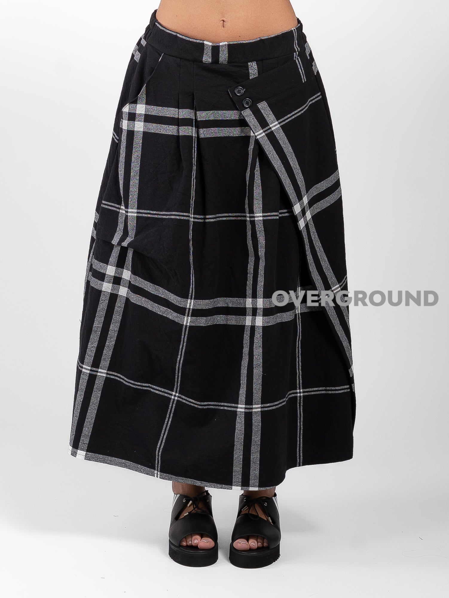 GONNA OVER CON BOTTONI IN VITA FANTASIA A QUADRI - OVERGROUND STORE