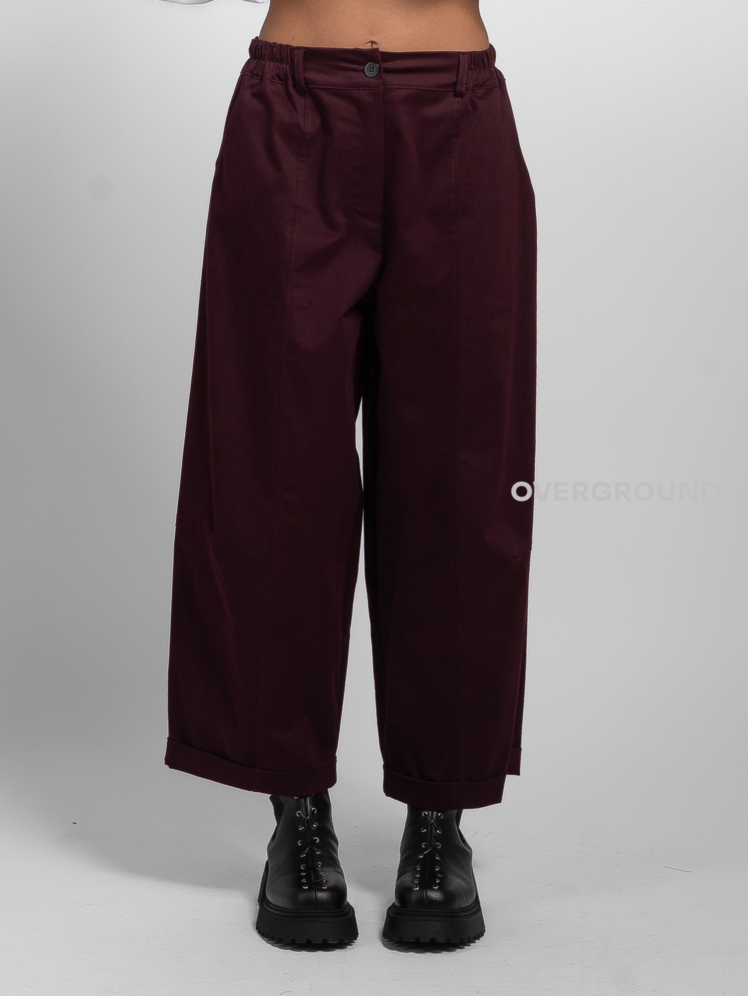 PANTALONE GAMBULE LARGO CON CINTURINO - OVERGROUND STORE