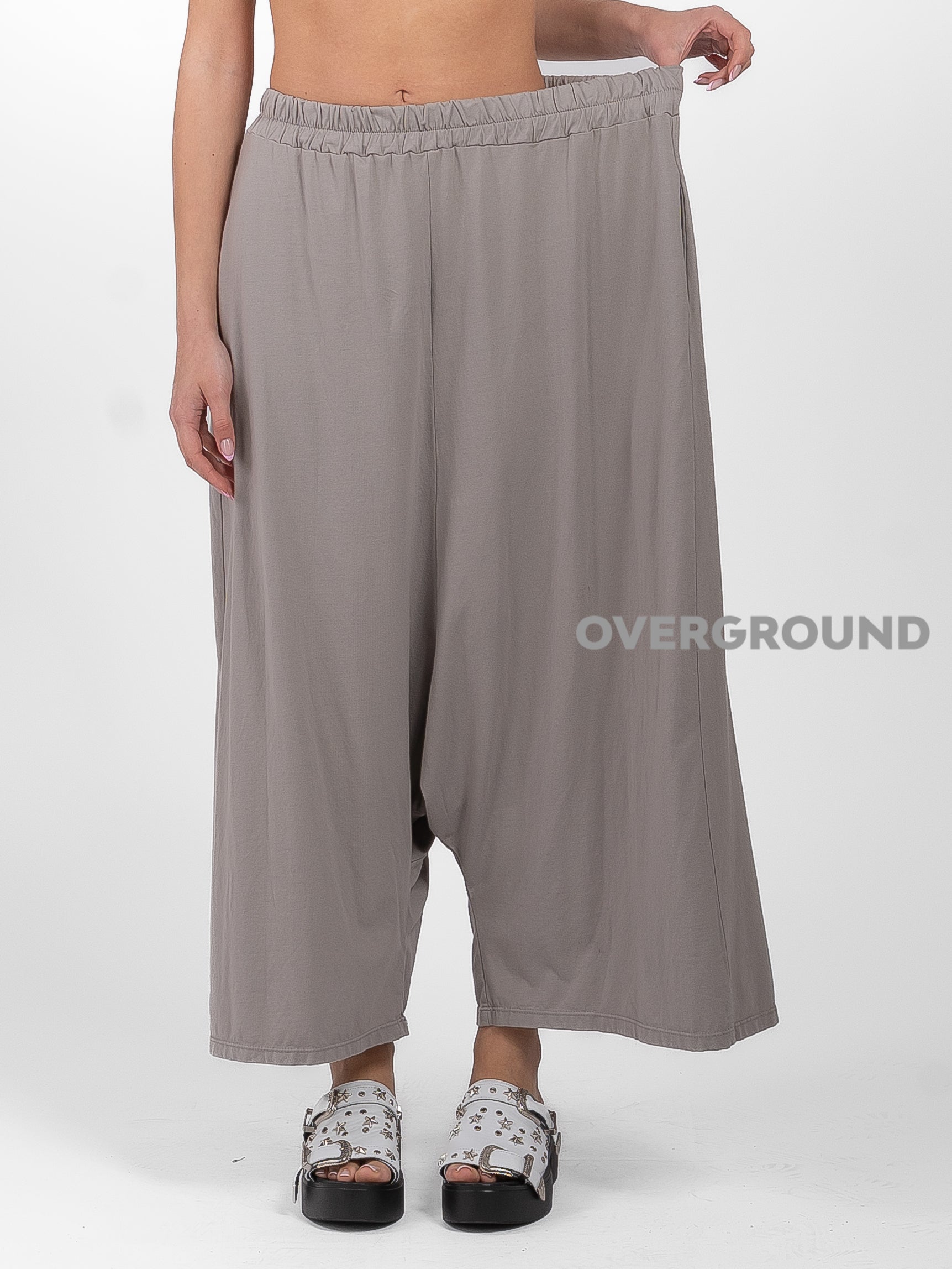 PANTALONE CAVALLO BASSO OVER GAMBULE LARGO - OVERGROUND STORE