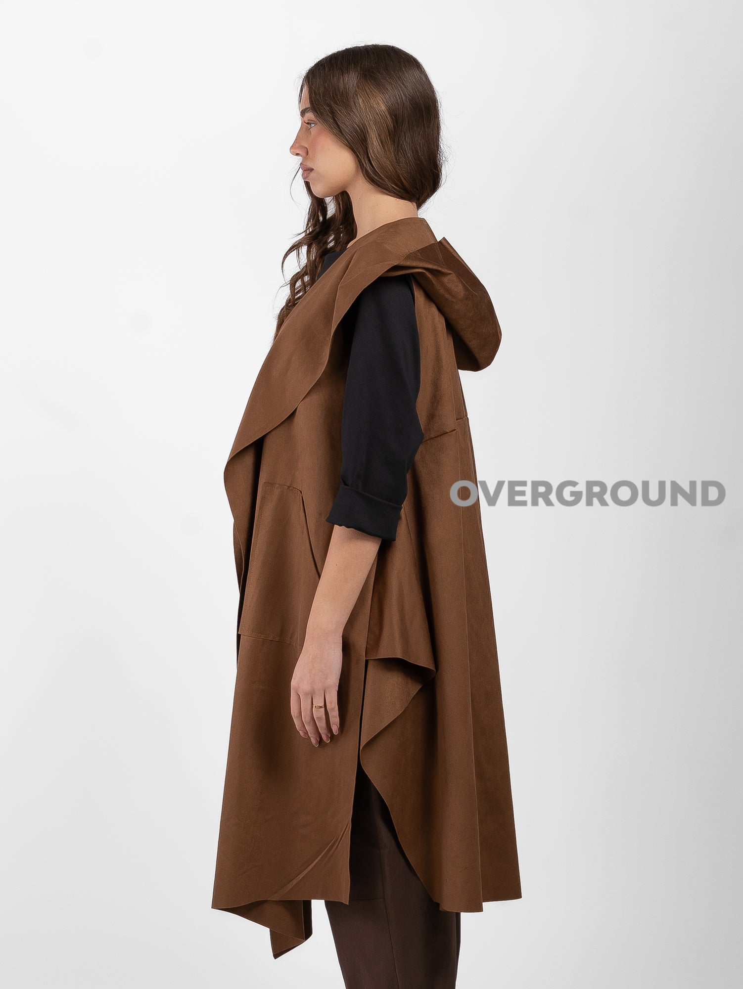 SMANICATO CON CAPPUCCIO CON TASCHE DAVANTI - OVERGROUND STORE