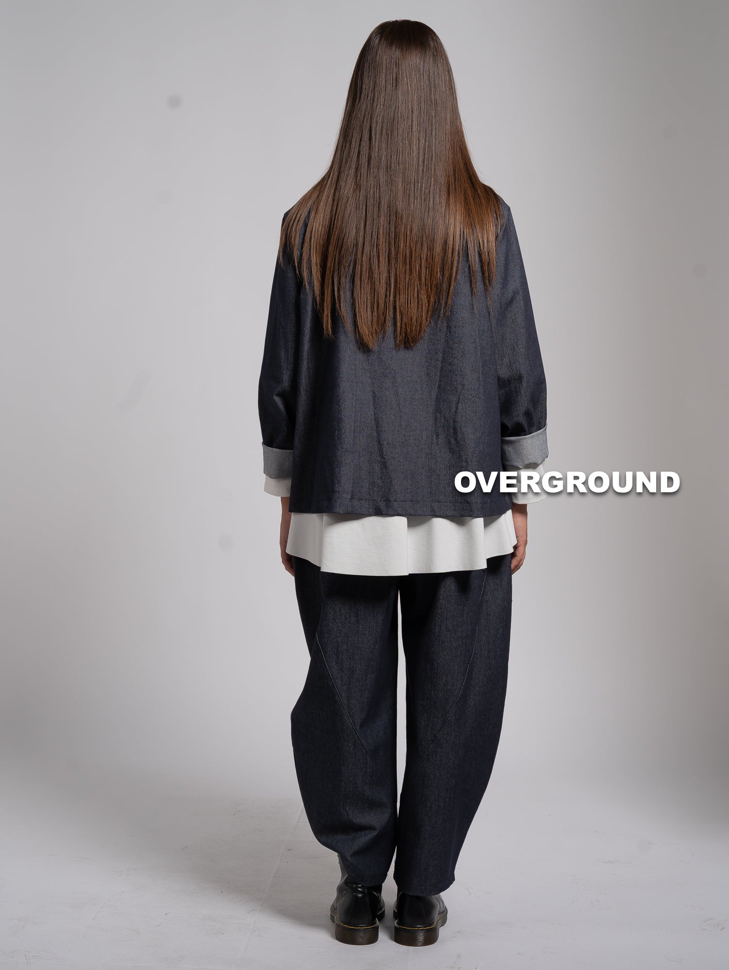 GIACCA OVER DOPPIO PETTO JEANS