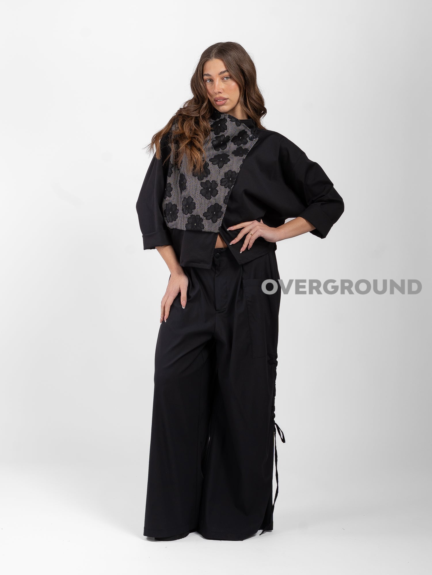 GIACCA CON ABBOTTONATURA LATERALE FANTASIA - OVERGROUND STORE