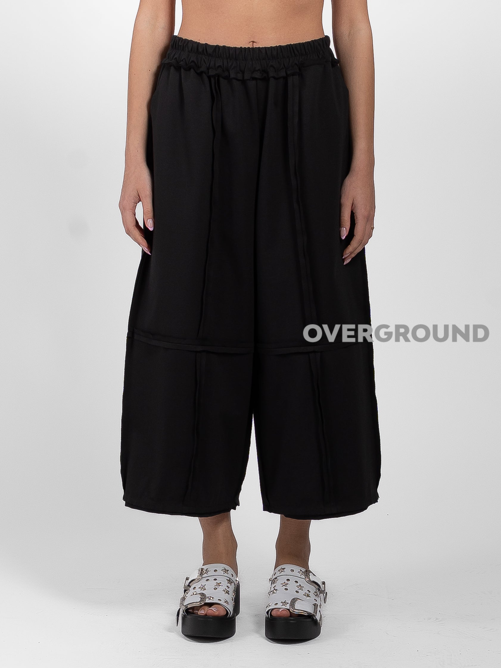 PANTALONE OVER CON CUCITURE A CROCE SUL GAMBULE - OVERGROUND STORE
