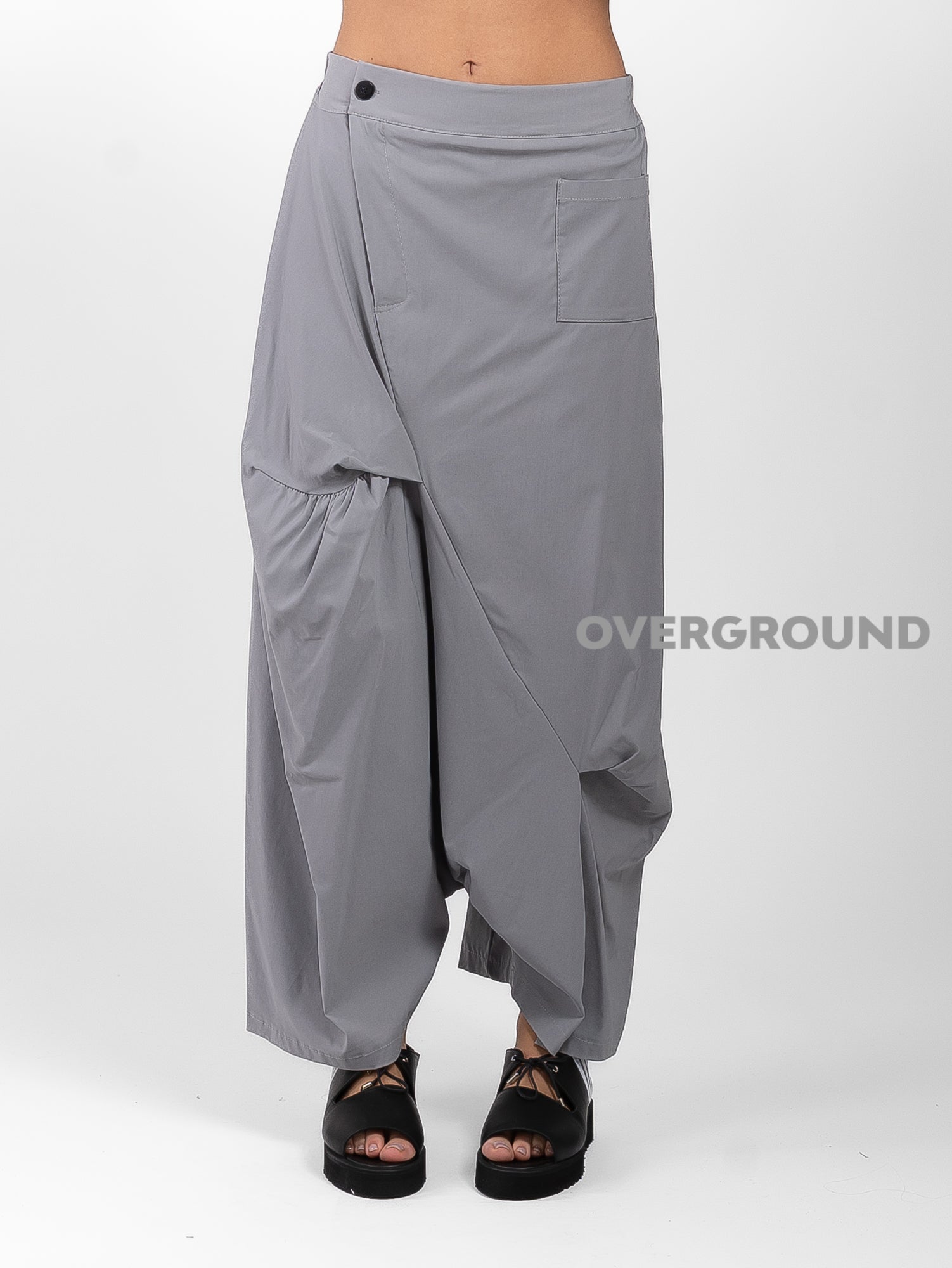 PANTALONE CAVALLO BASSO CON RIPRESA IN FONDO - OVERGROUND STORE