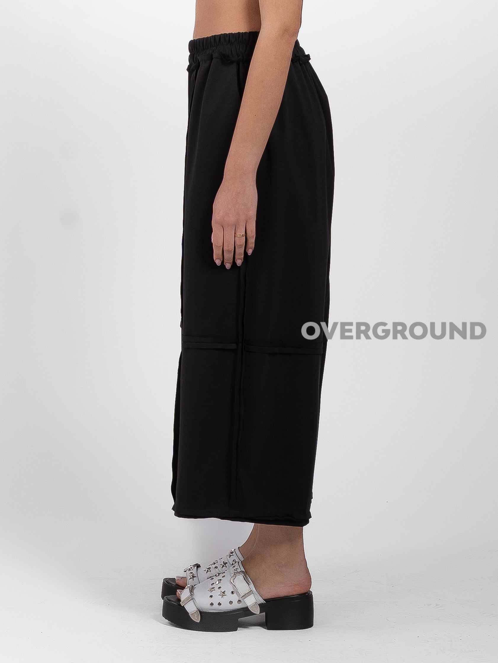 PANTALONE OVER CON CUCITURE A CROCE SUL GAMBULE - OVERGROUND STORE