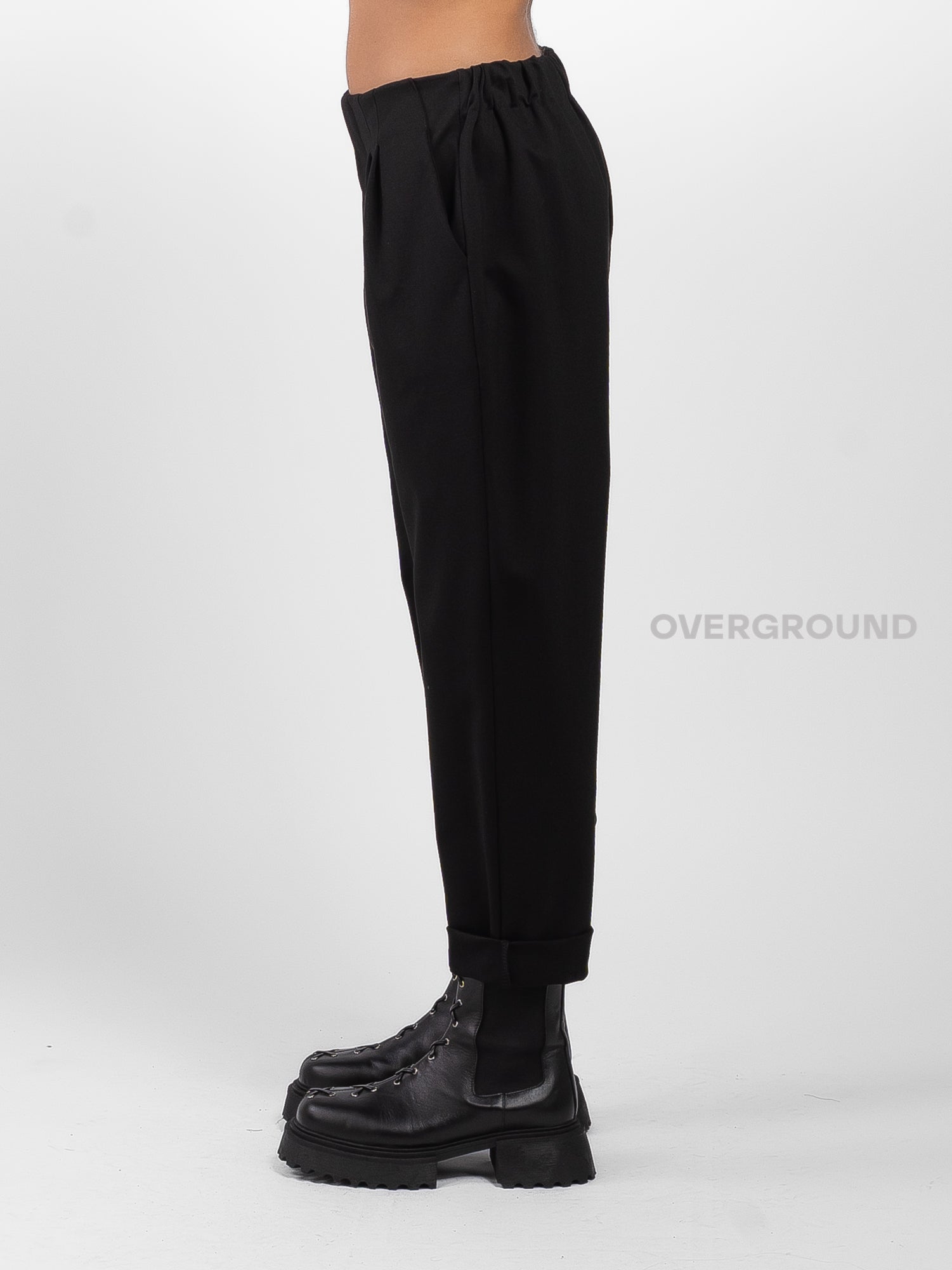 OVERSIZED TROUSERS WITH SIDE BUTTONS AT THE WAIST