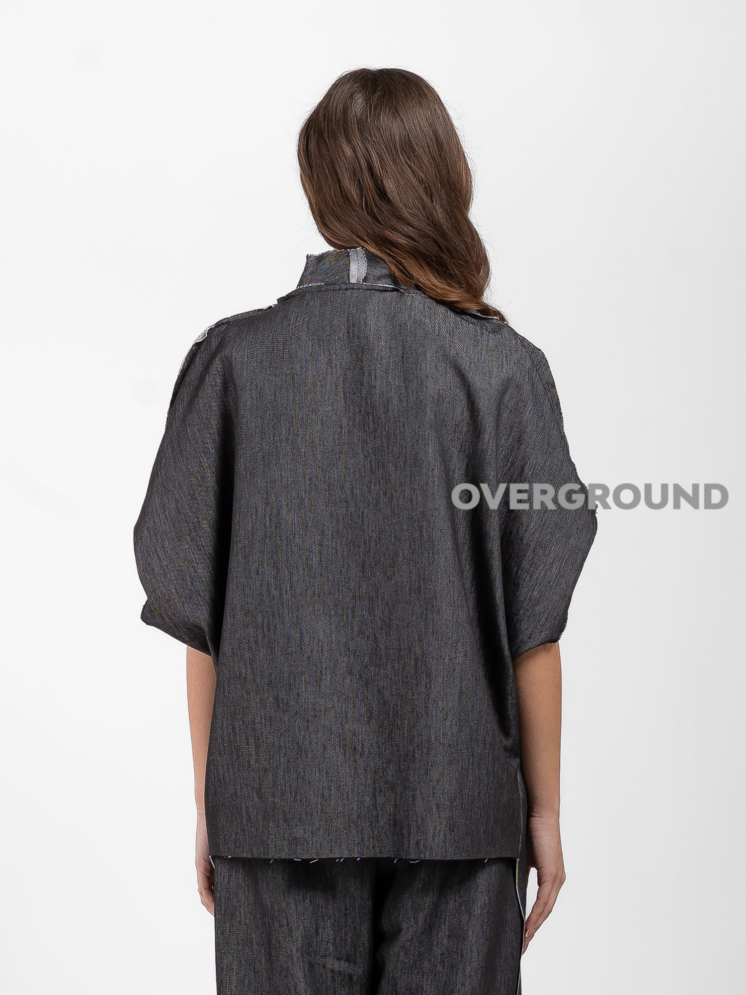 SMANICATO JEANS TAGLIO VIVO CON TASCHE DAVANTI - OVERGROUND STORE