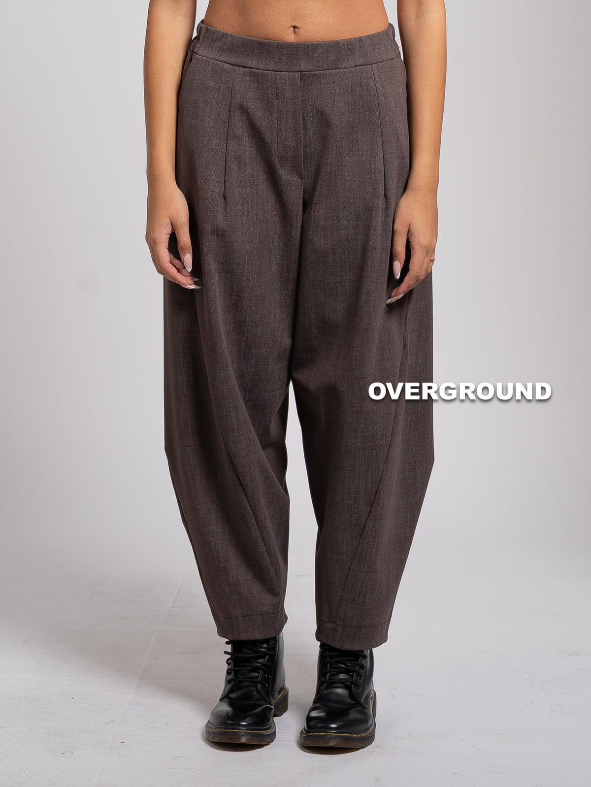 OVERSIZED TROUSERS WITH VISCOSE STITCHING