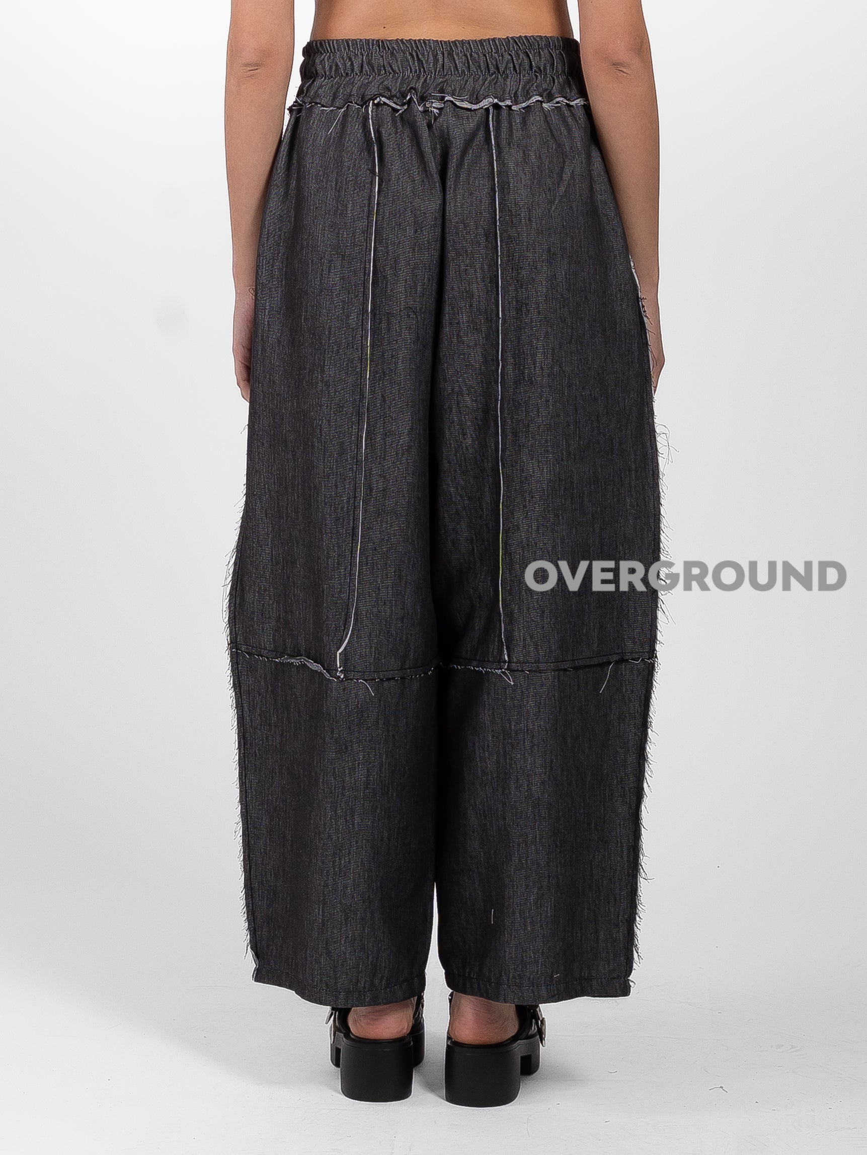PANTALONE SUPER OVER CON CUCITURE SFRANGIATE - OVERGROUND STORE