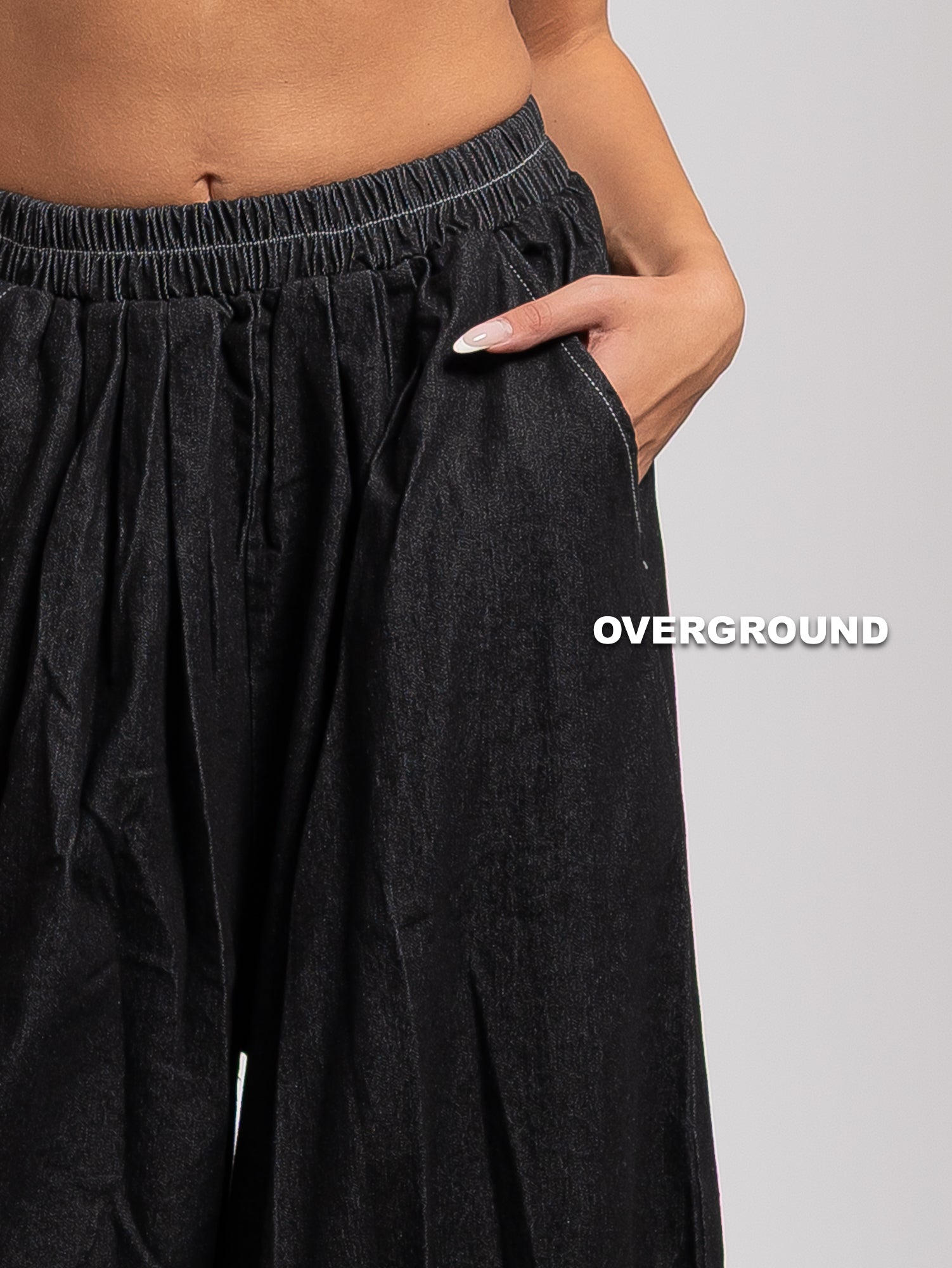 PANTALONE OVER JEANS GAMBULE LARGO