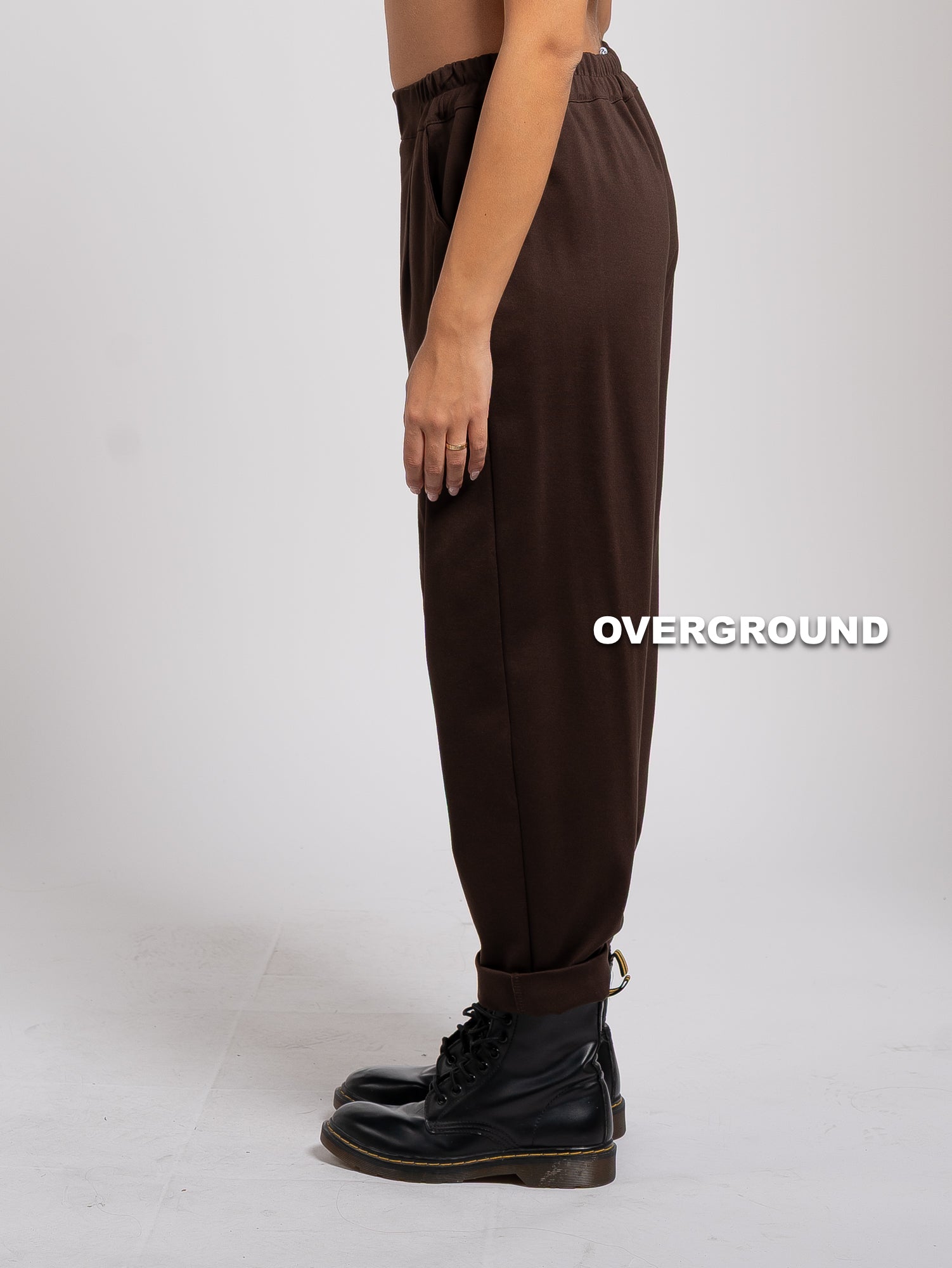 WIDE LEG TROUSERS WITH FRONT SEAMS