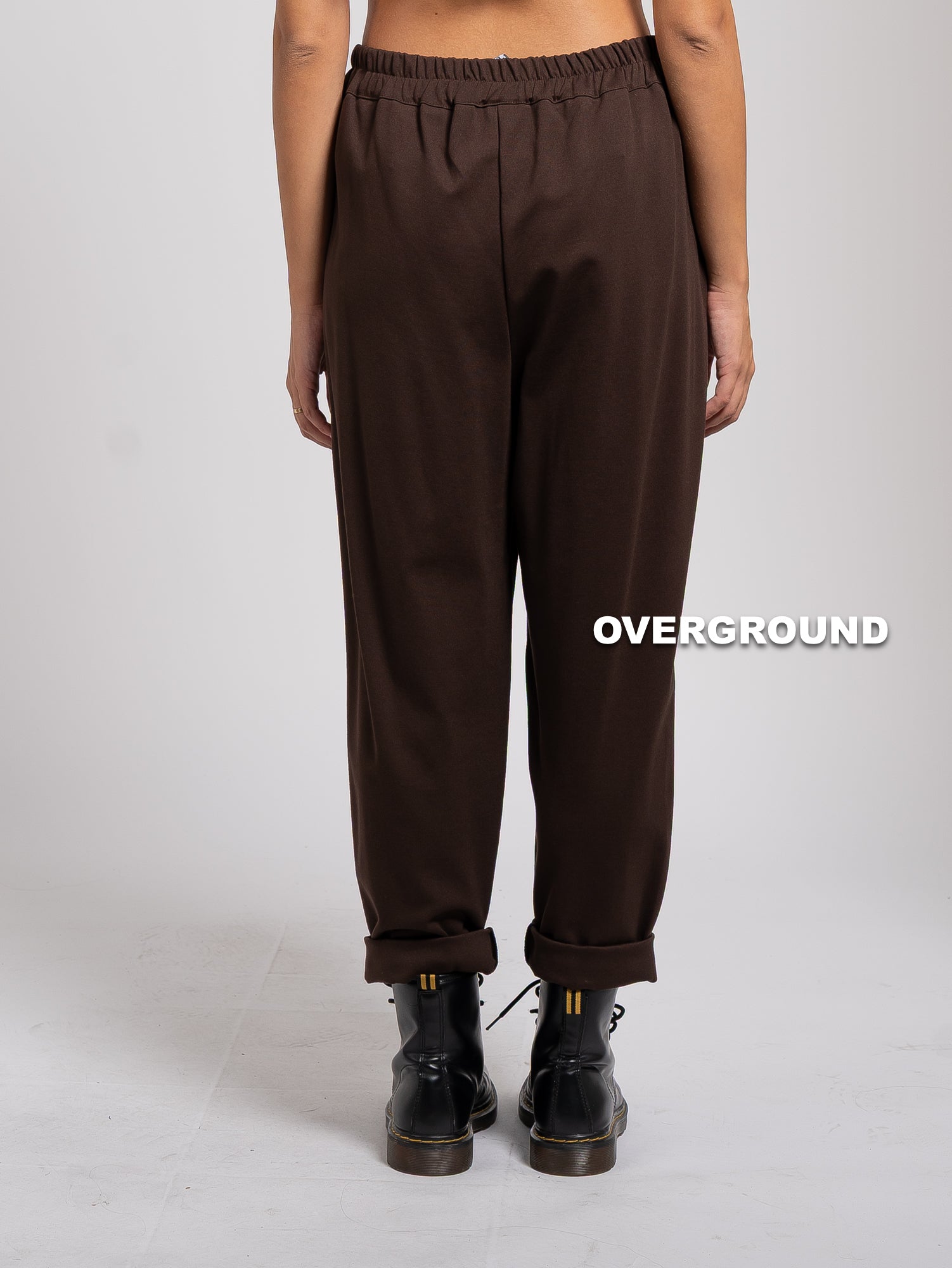 WIDE LEG TROUSERS WITH FRONT SEAMS