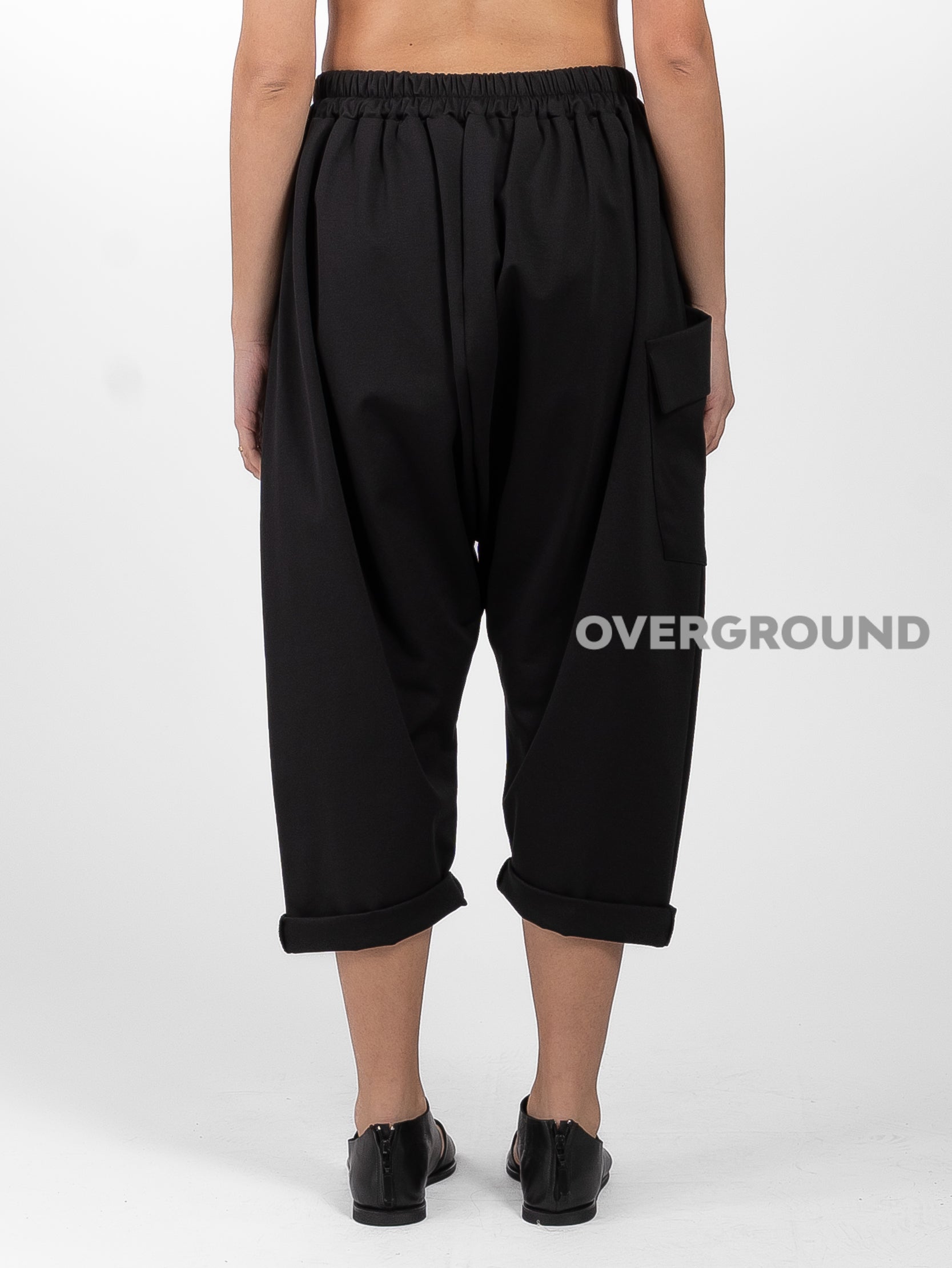 PANTALONE CAVALLO BASSO CON BOTTONI FRONTALI E TASCA - OVERGROUND STORE