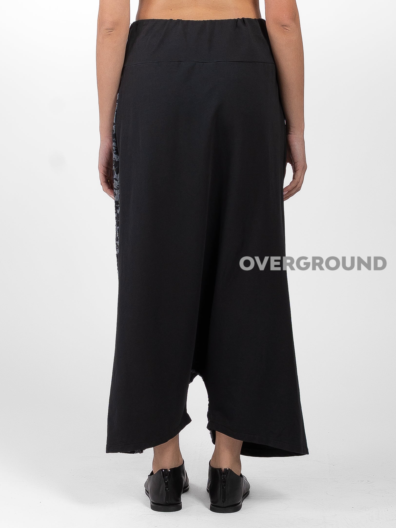 PANTAGONNA CON RIPRESA LATERALE DOPPIO TESSUTO - OVERGROUND STORE