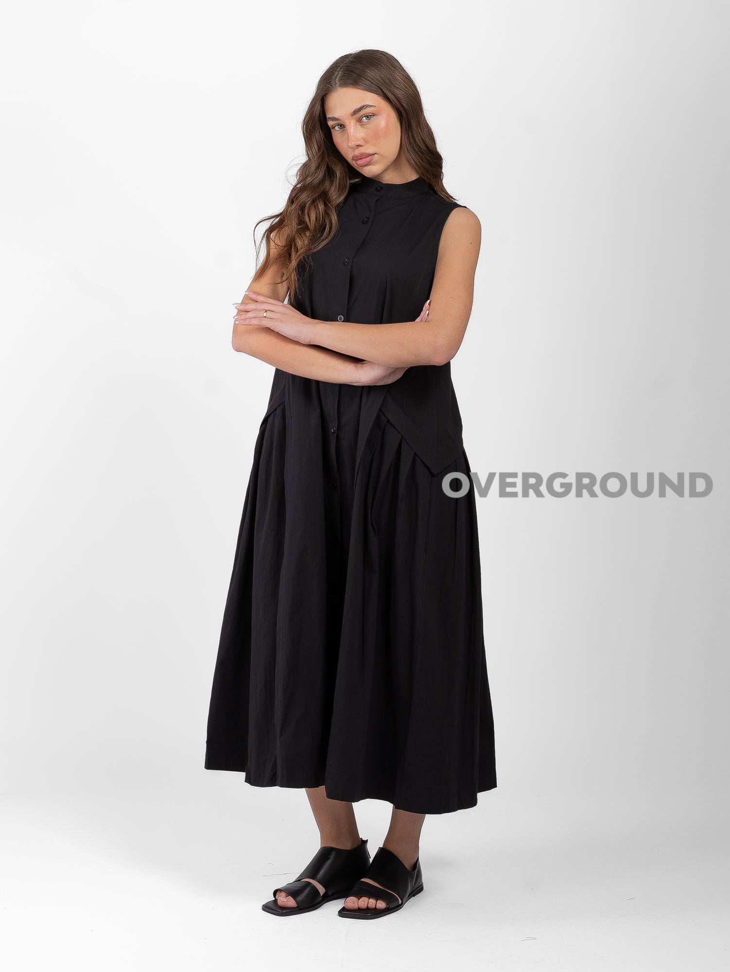 ABITO OVER SMANICATO COLLO COREANA - OVERGROUND STORE