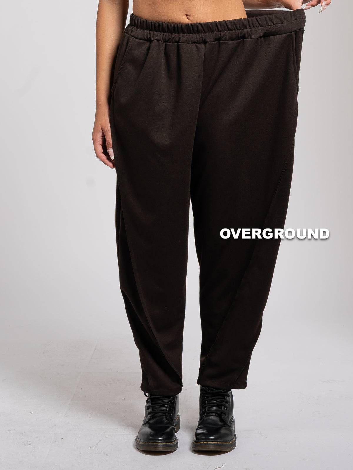 PANTALONE OVER CON CUCITURE DAVANTI