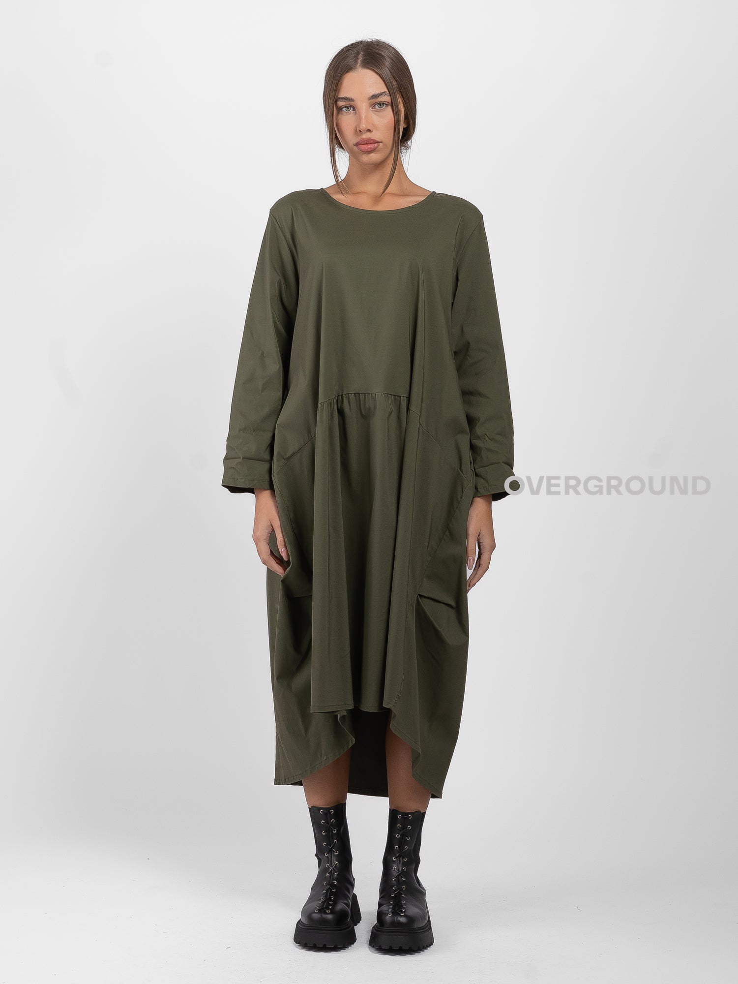 OVERSIZED DRESS WITH SIDE POCKETS
