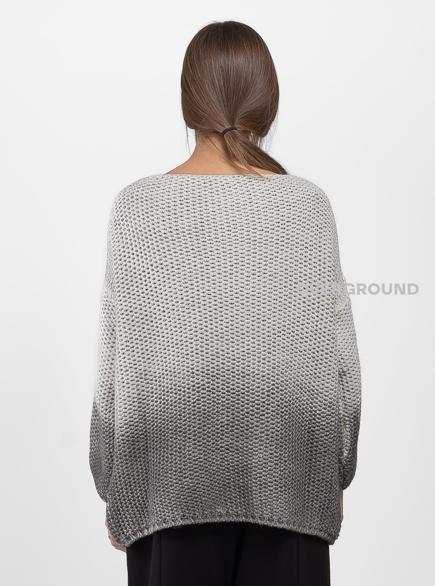 Maglione over traforato sfumato in fondo - OVERGROUND STORE