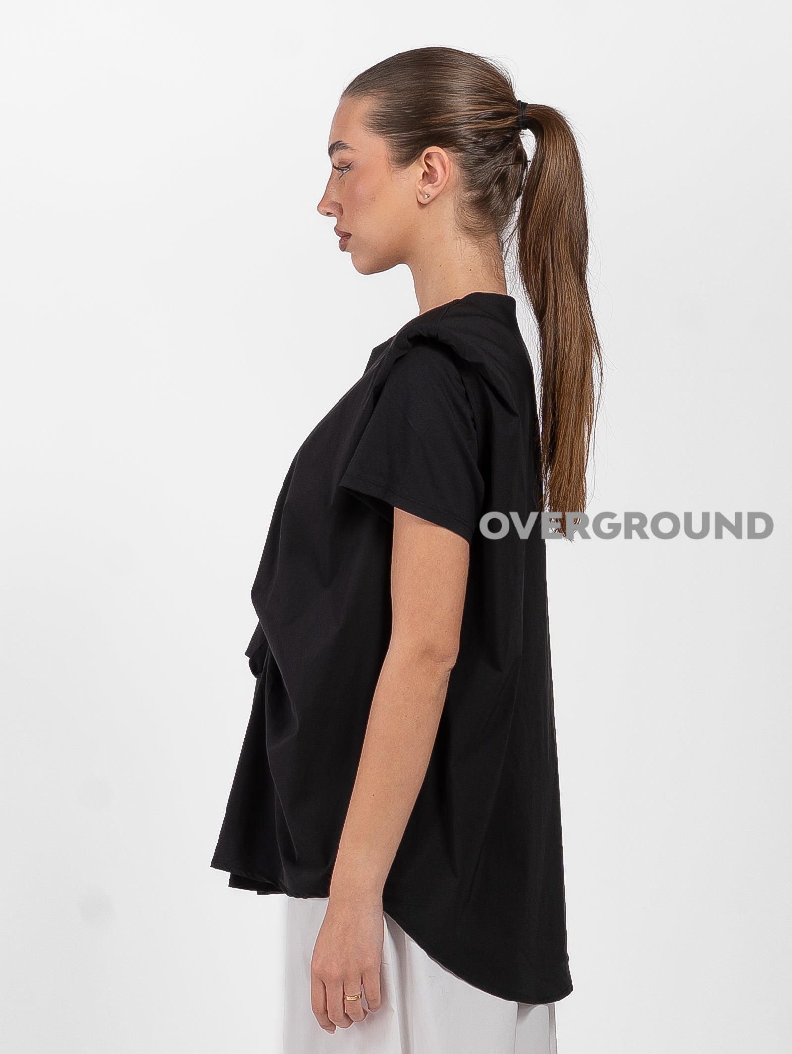 GILET SMANICATO CON RIPRESE FRONTALI - OVERGROUND STORE