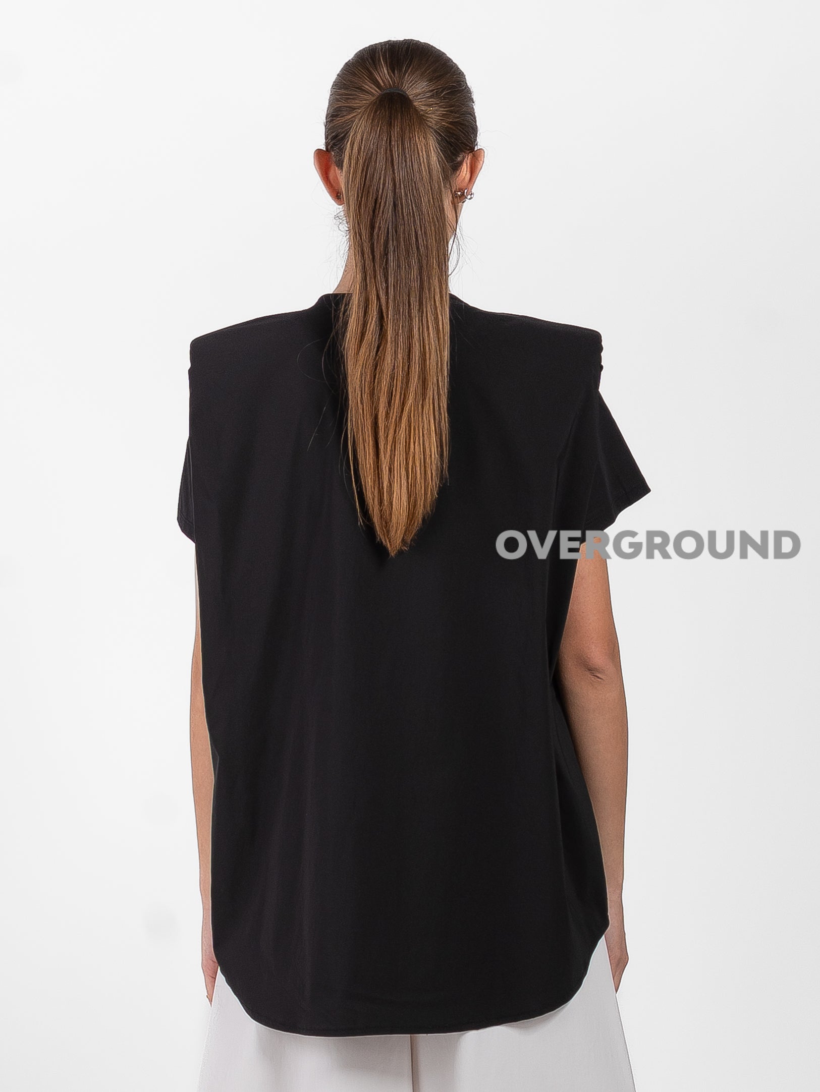GILET SMANICATO CON RIPRESE FRONTALI - OVERGROUND STORE