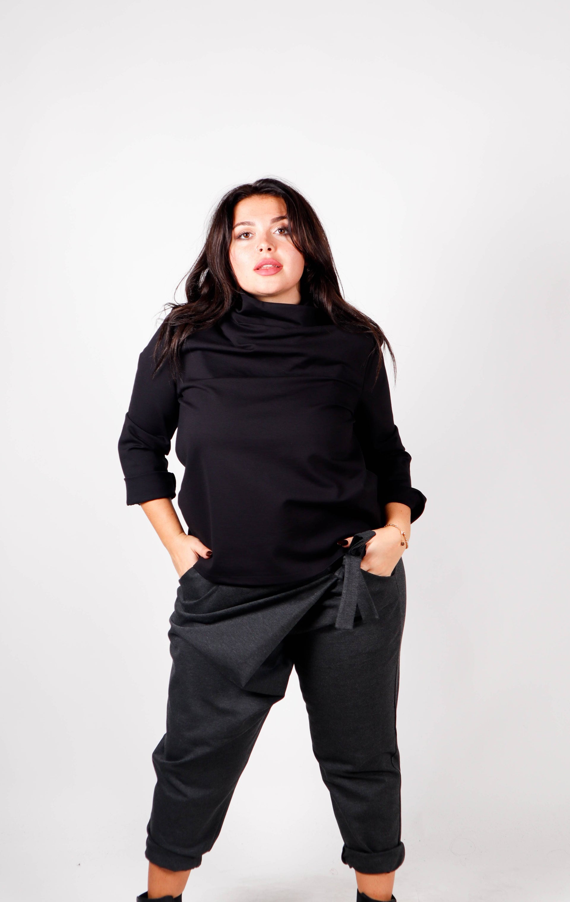 Maglia con collo alto in Punto Milano - OVERGROUND STORE