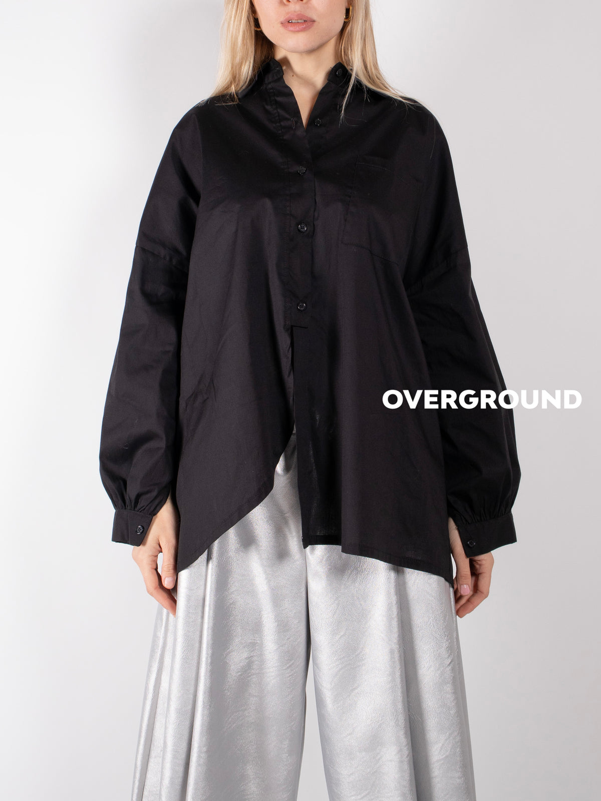 Camicia larga con taschino - OVERGROUND STORE