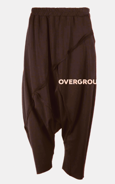 Pantalone a cavallo basso con cuciture - OVERGROUND STORE