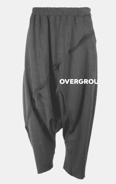 Pantalone a cavallo basso con cuciture - OVERGROUND STORE