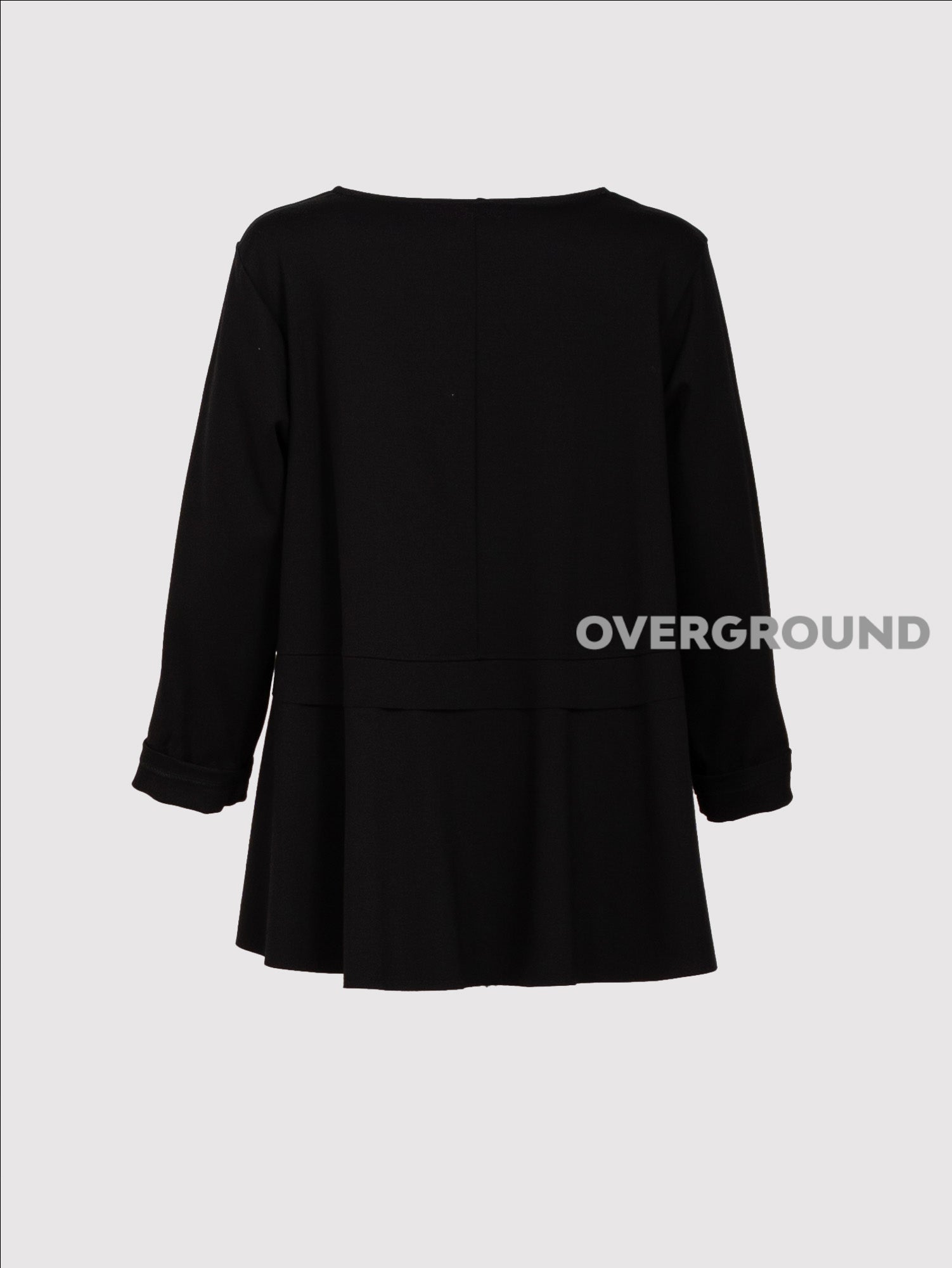 BLUSA OVER ASIMMETRICA CON CUCITURE DAVANTI - OVERGROUND STORE