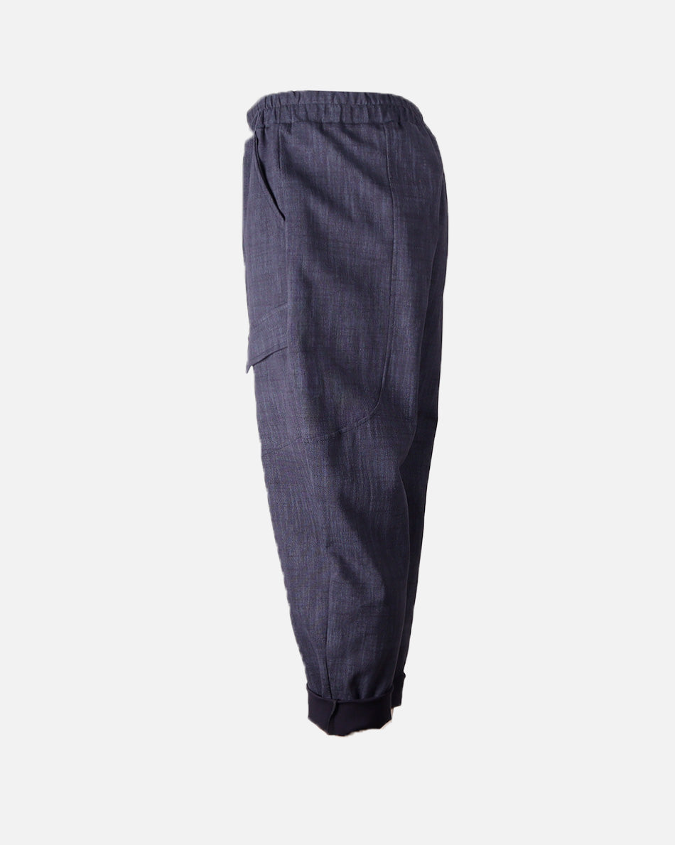 Pantaloni con pattina frontale Elastico in Vita e Tasca Laterale - OVERGROUND STORE