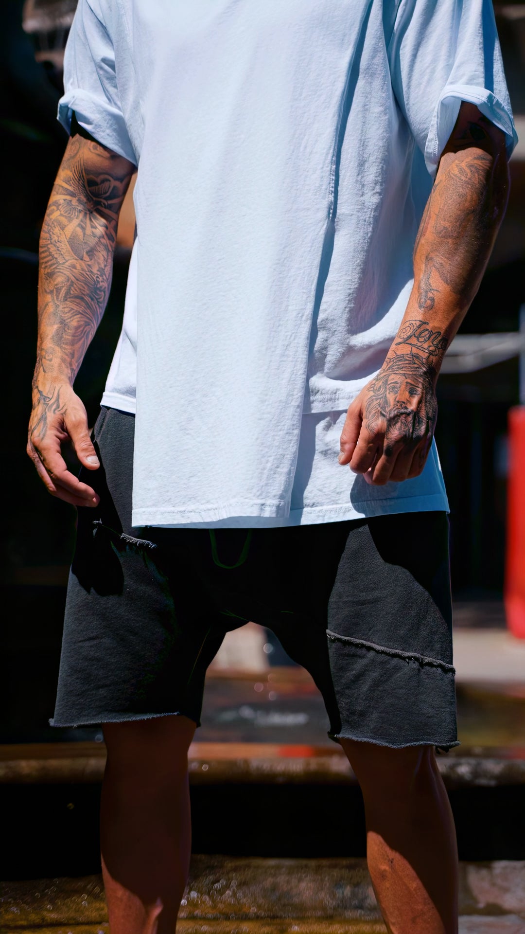 T-SHIRT LUNGA ASIMMETRICA - OVERGROUND STORE