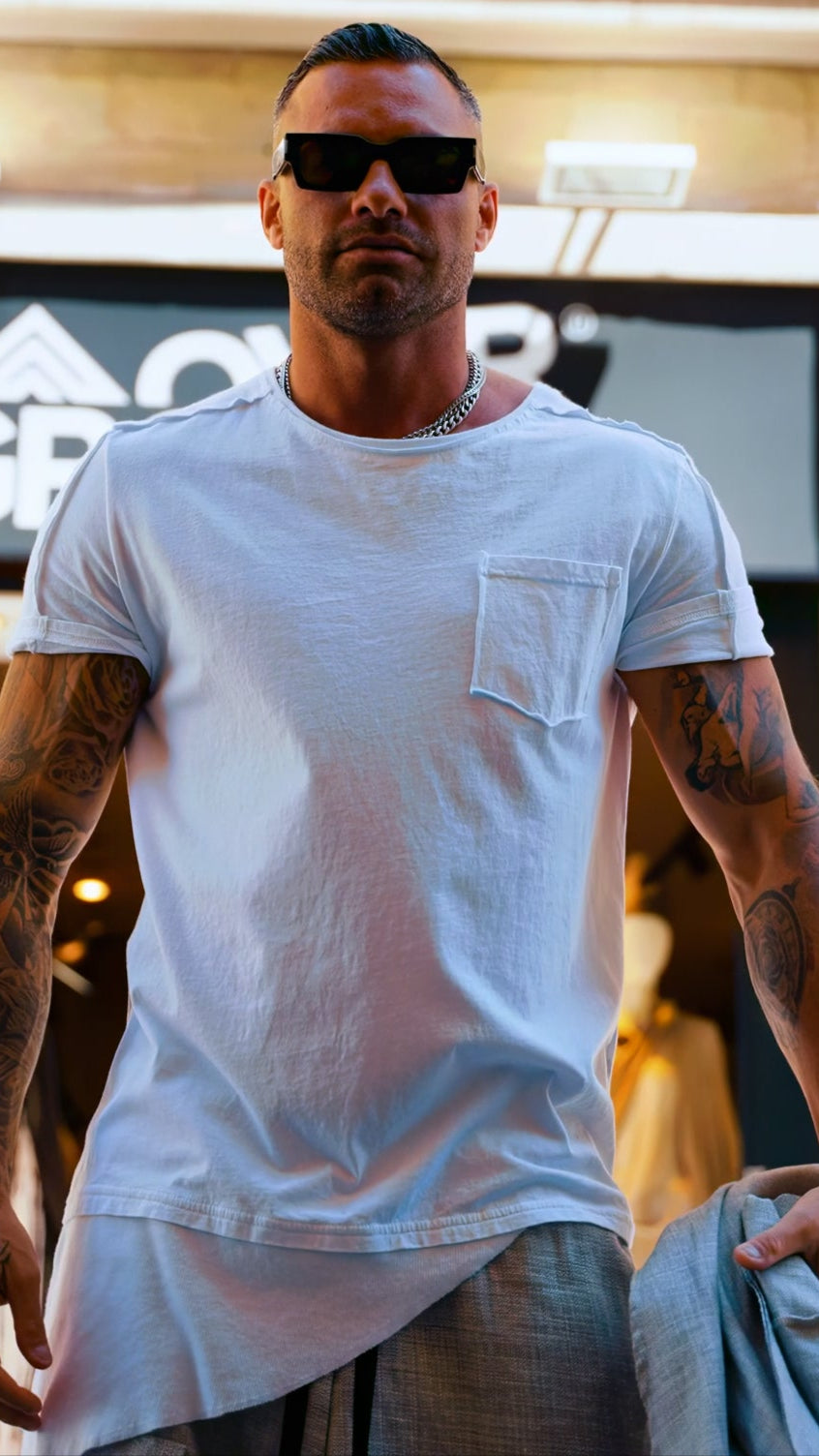 T-SHIRT CON TASCHINO LATERALE - OVERGROUND STORE