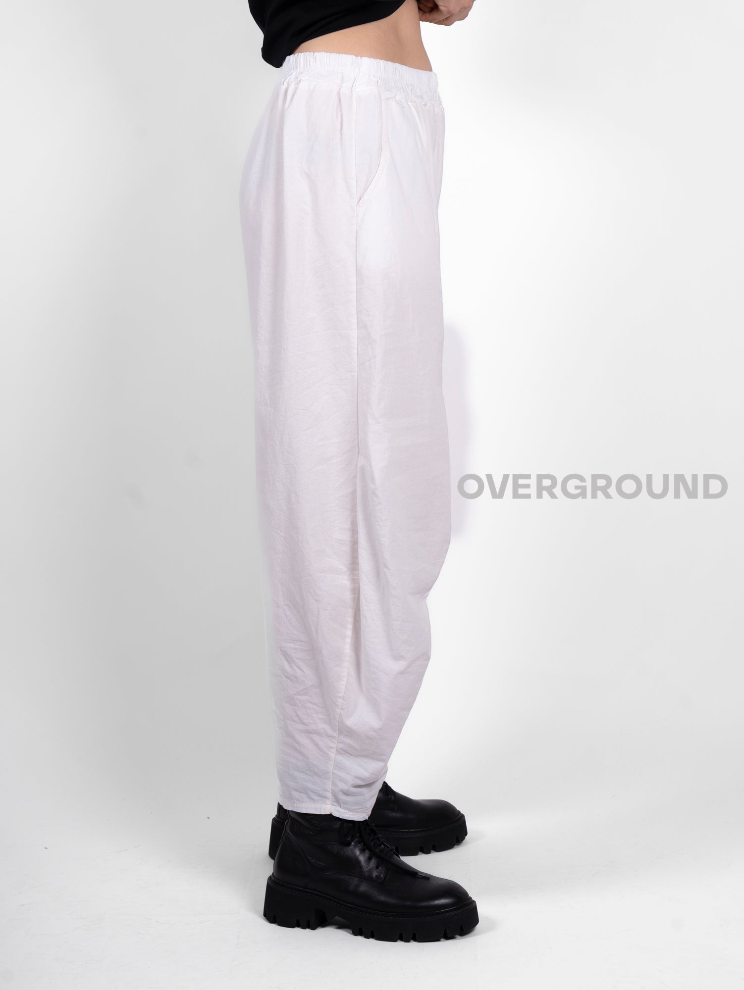 PANTALONE OVER CON RIPRESE IN FONDO - OVERGROUND STORE