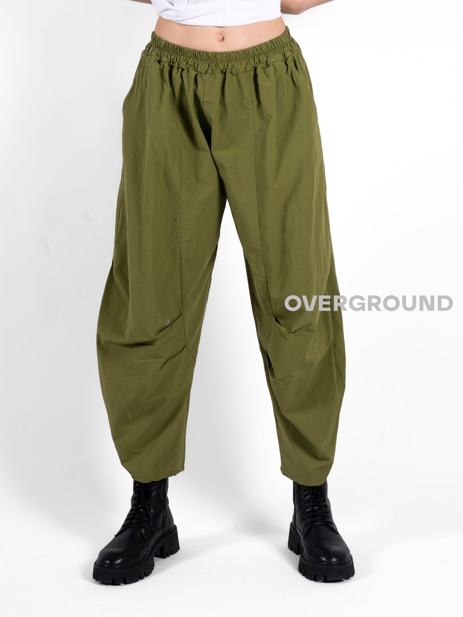 PANTALONE OVER CON RIPRESE IN FONDO - OVERGROUND STORE
