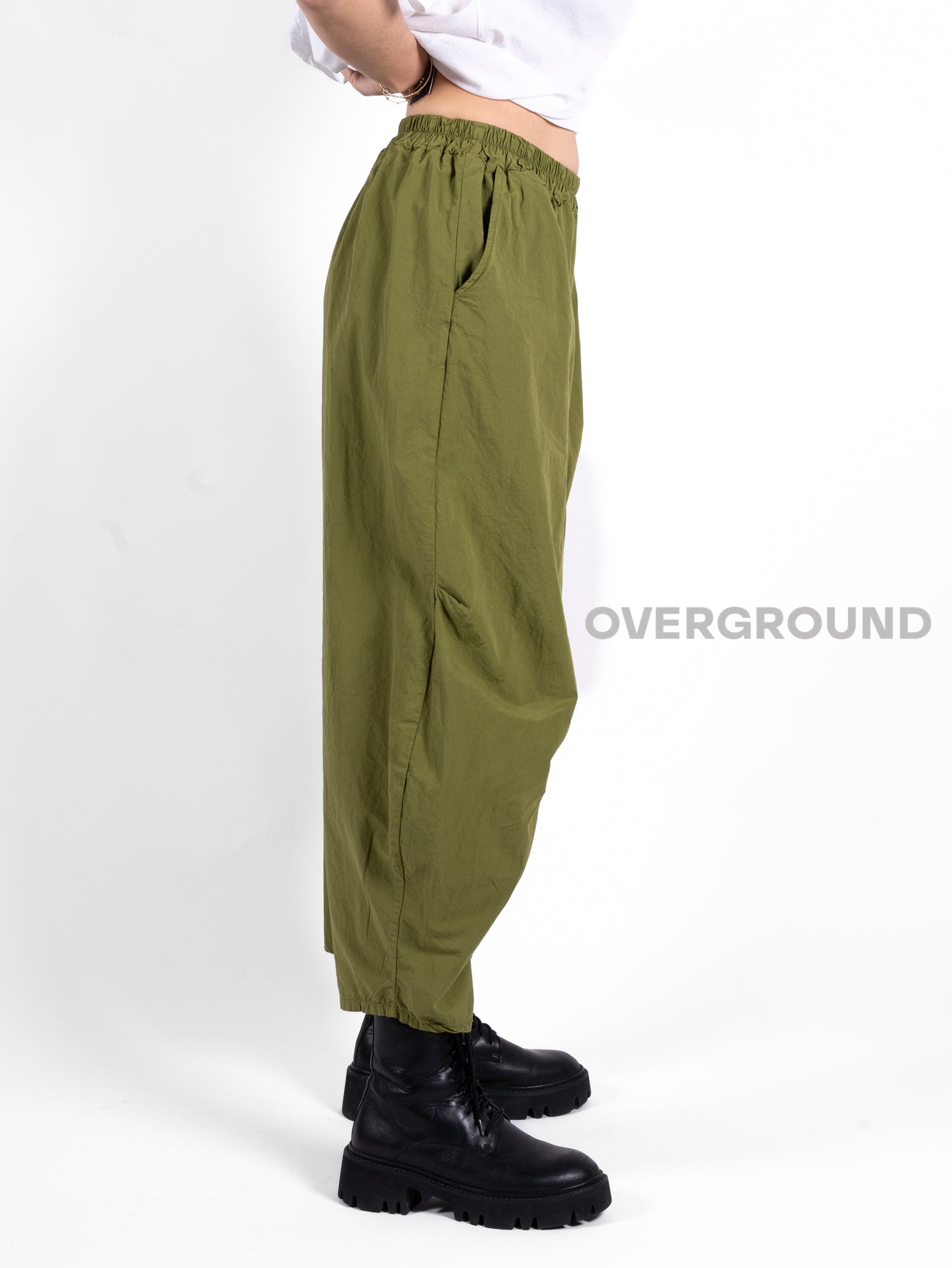 PANTALONE OVER CON RIPRESE IN FONDO - OVERGROUND STORE